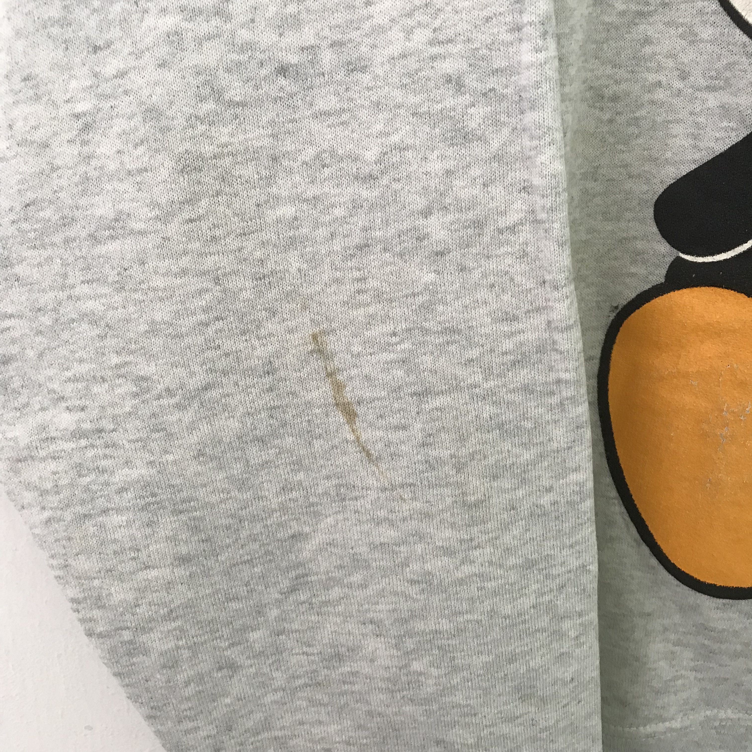 Mickey Mouse Vintage 90's Mickey Mouse Grey Sweatshirt - 442 Size US L / EU 52-54 / 3 - 7 Thumbnail