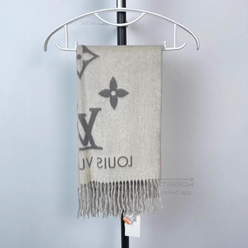 Louis Vuitton Louis Vuitton Cashmere scarf Size ONE SIZE - 4 Thumbnail
