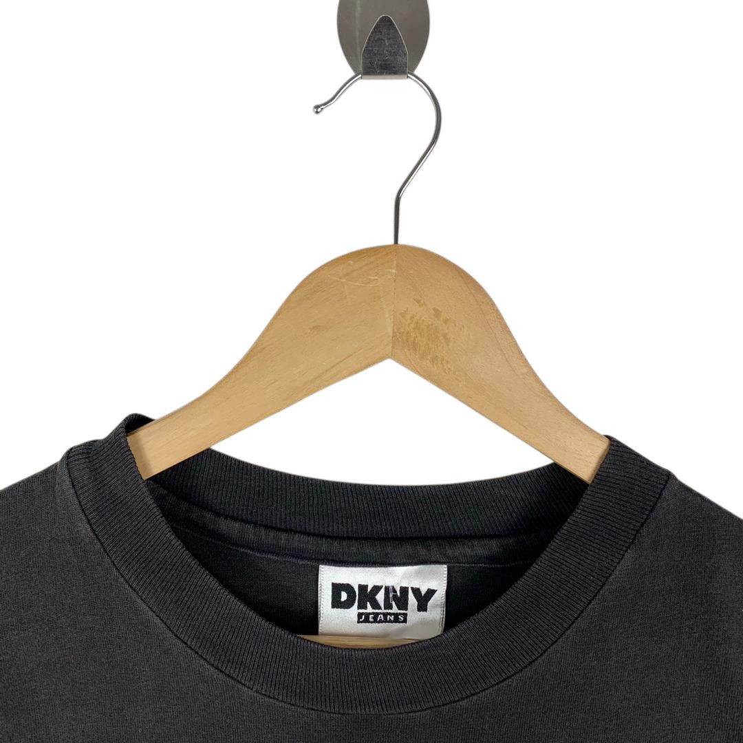 DKNY Vintage DKNY Jeans Big Logo Tee Size US L / EU 52-54 / 3 - 5 Thumbnail