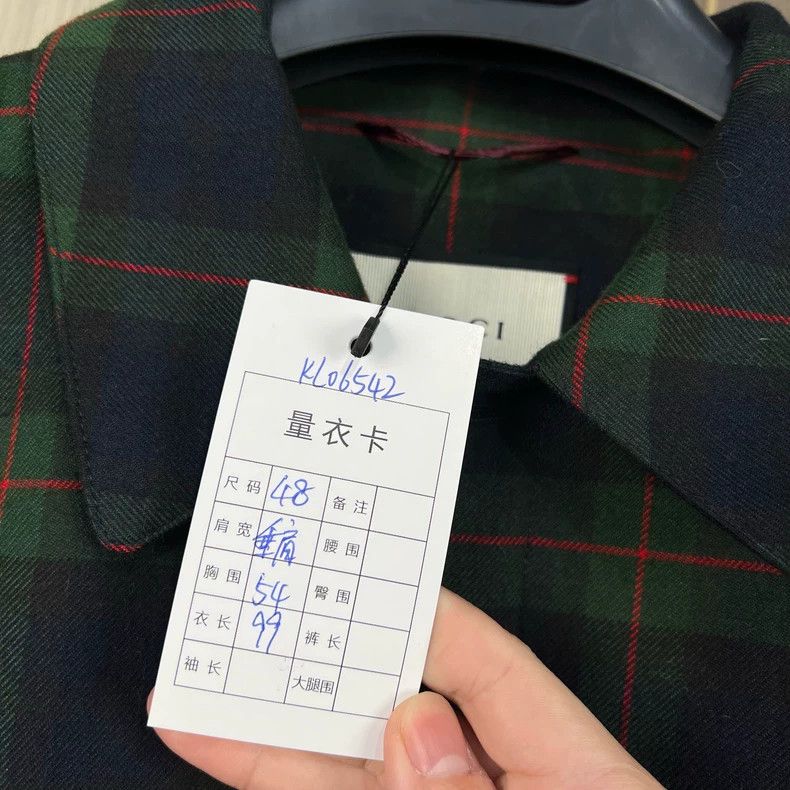 Gucci Gucci Embroidered rabbit plaid cashmere coat 2504-Nextarrow Size XL / US 12-14 / IT 48-50 - 9 Thumbnail