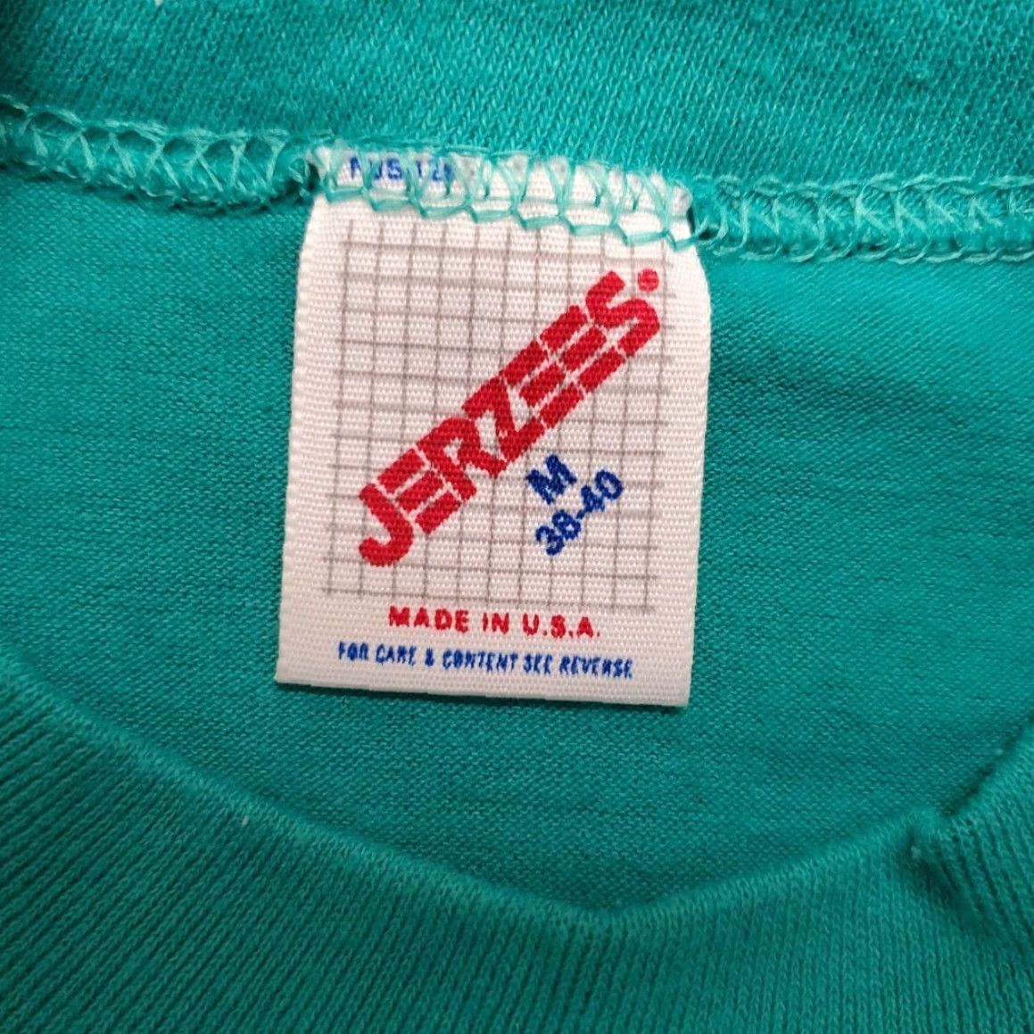 Jerzees VINTAGE Mommy Shirt M Green 90s Y2K Retro Made in USA Single Stitch TEE Shirt Womens Size M / US 6-8 / IT 42-44 - 5 Thumbnail