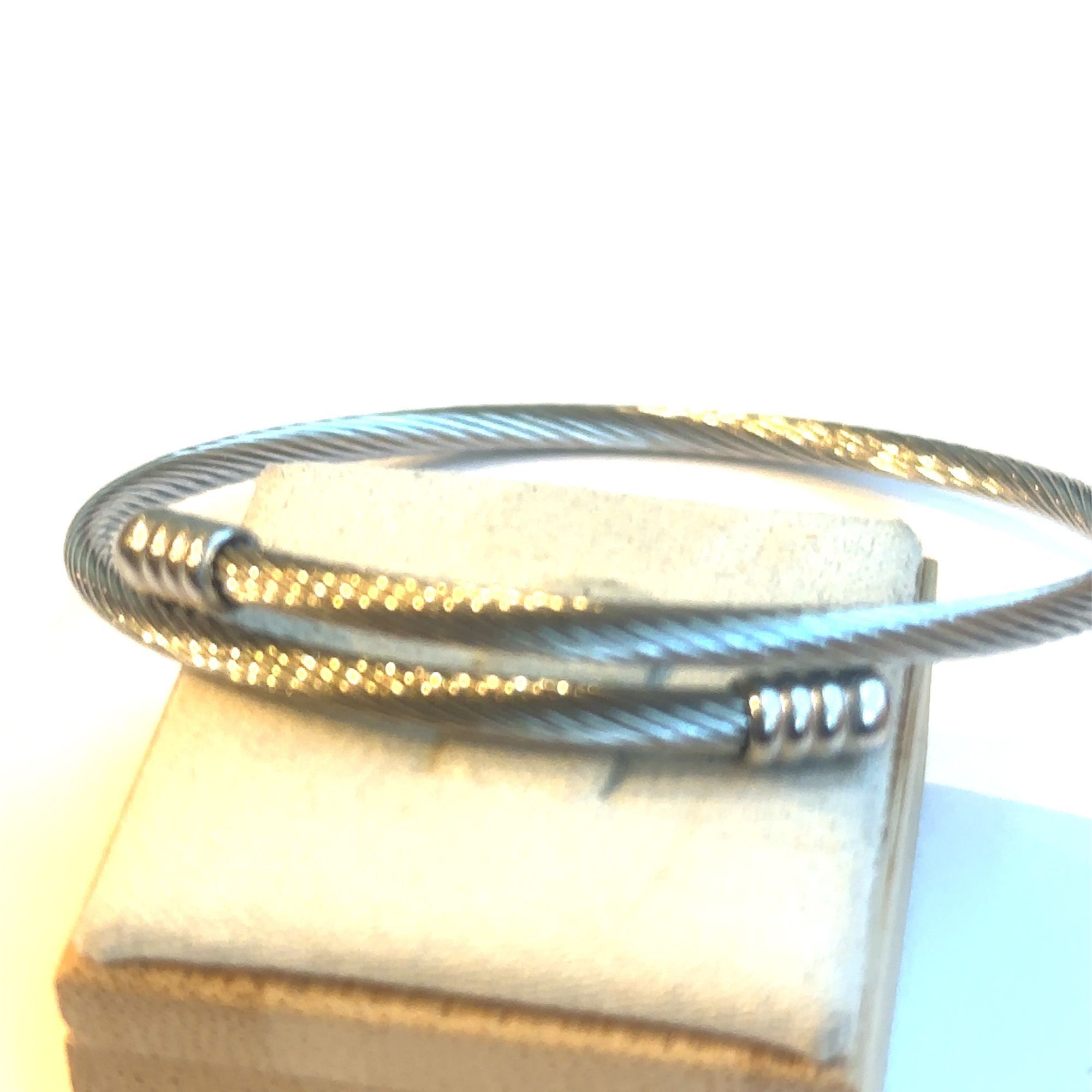 Other Titanium Steel Cable Bracelet For Men Size ONE SIZE - 2 Thumbnail