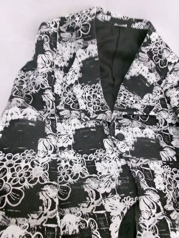 Comme des Garcons Comme Des Garcons Floral Irregular Jacket Size US XS / EU 42 / 0 - 2 Thumbnail