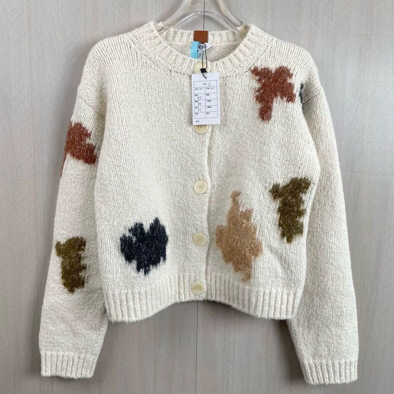 Loewe oversized geometric pattern knitted cardigan Size US S / EU 44-46 / 1 - 1 Thumbnail