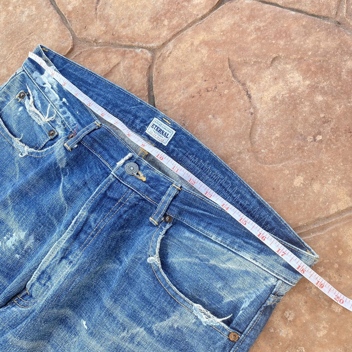 Eternal Thrashed Eternal Bitchu Kurashiki Japanese Brand Denim Pant Size US 36 / EU 52 - 9 Thumbnail