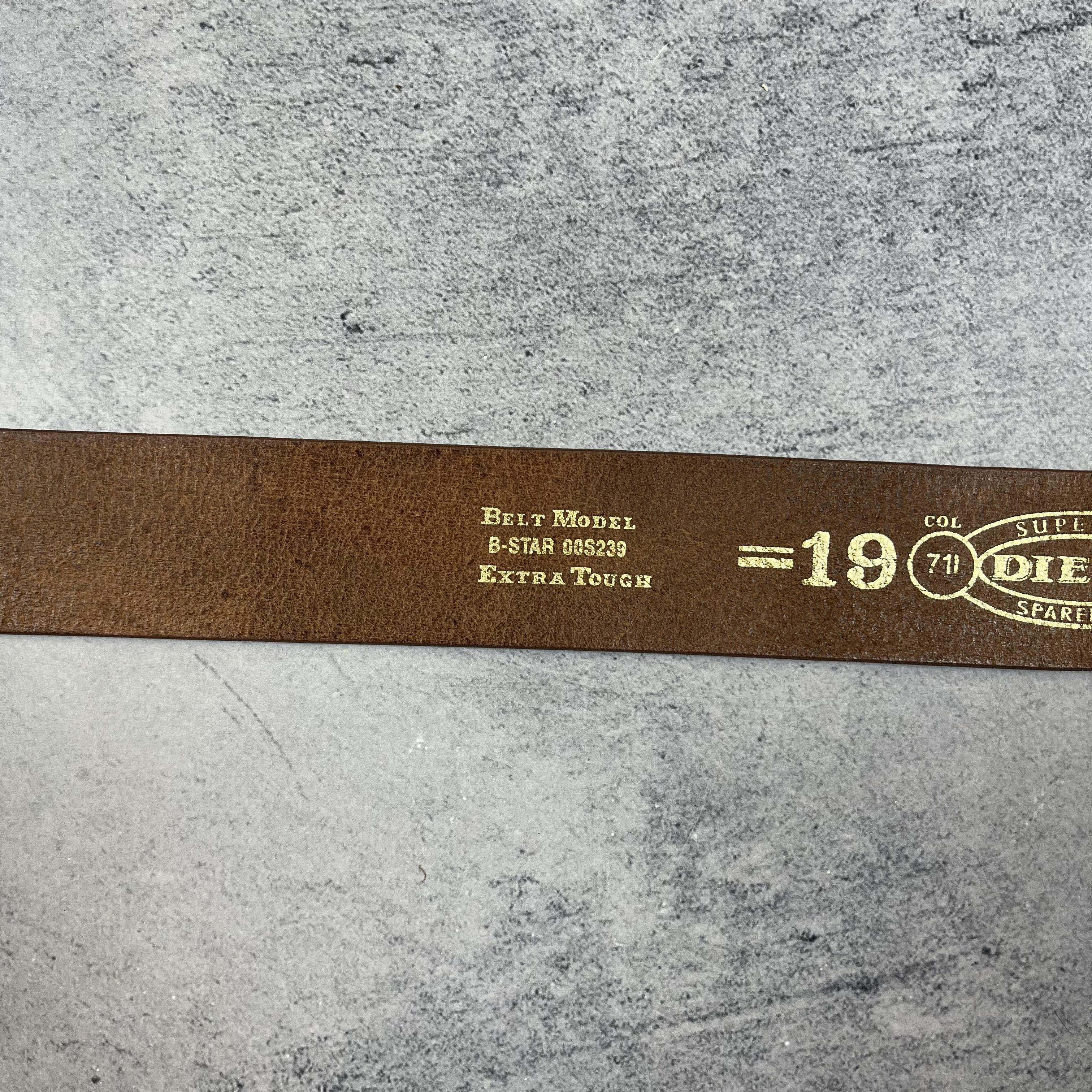 Diesel Vintage Diesel B-Star Leather Y2K Belt 2000’s Size ONE SIZE - 9 Thumbnail