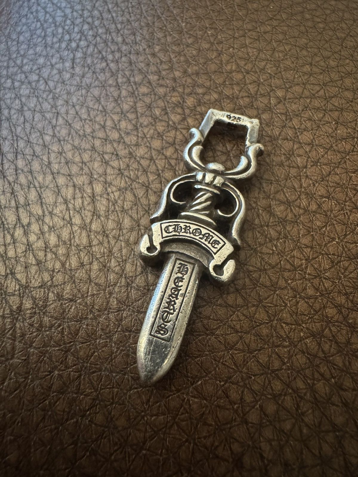 Chrome Hearts Chrome Hearts #10 Large Dagger Zipper Pendant Silver