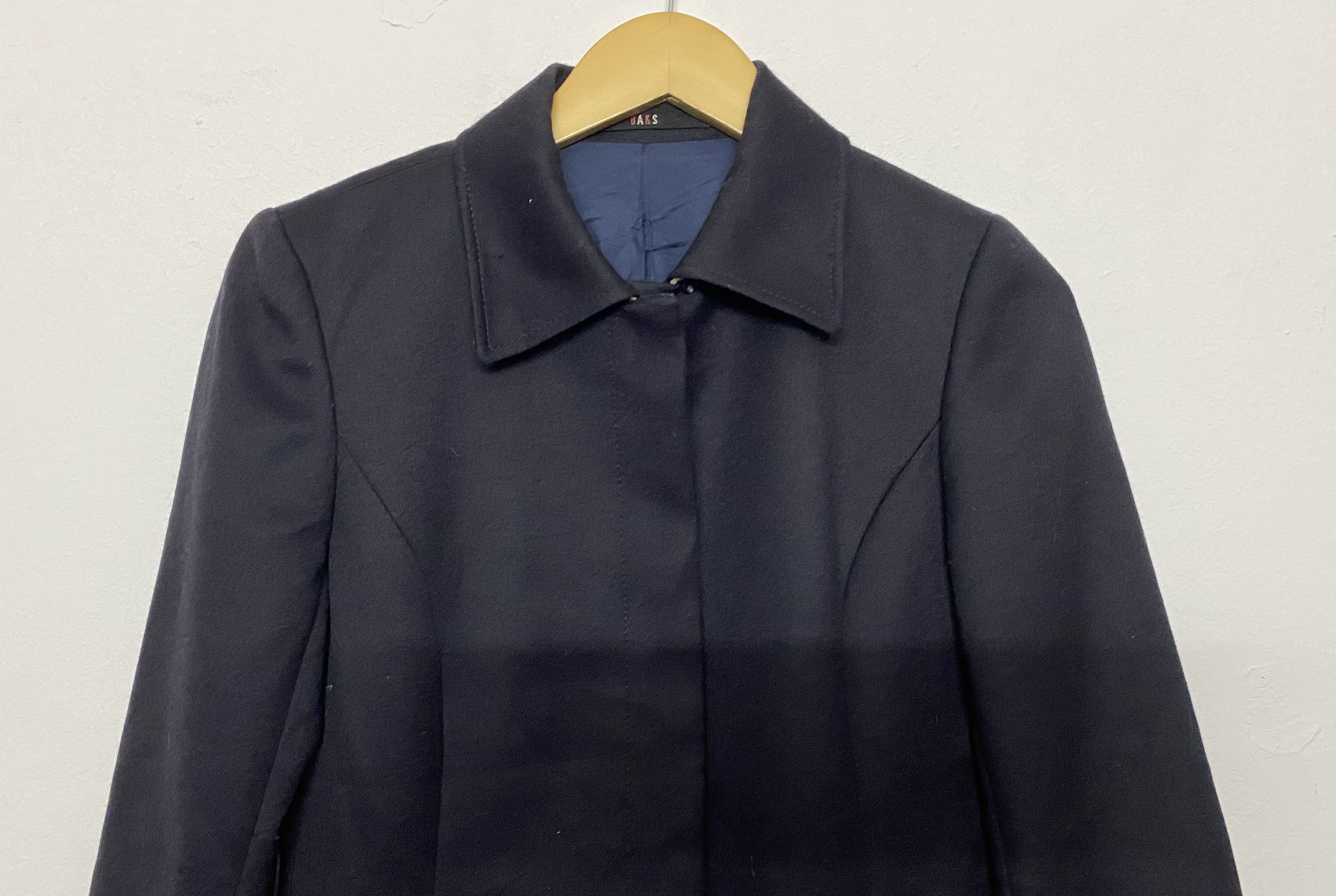DAKS DAKS London Made In Japan Plain Black Jacket Size S / US 4 / IT 40 - 3 Thumbnail
