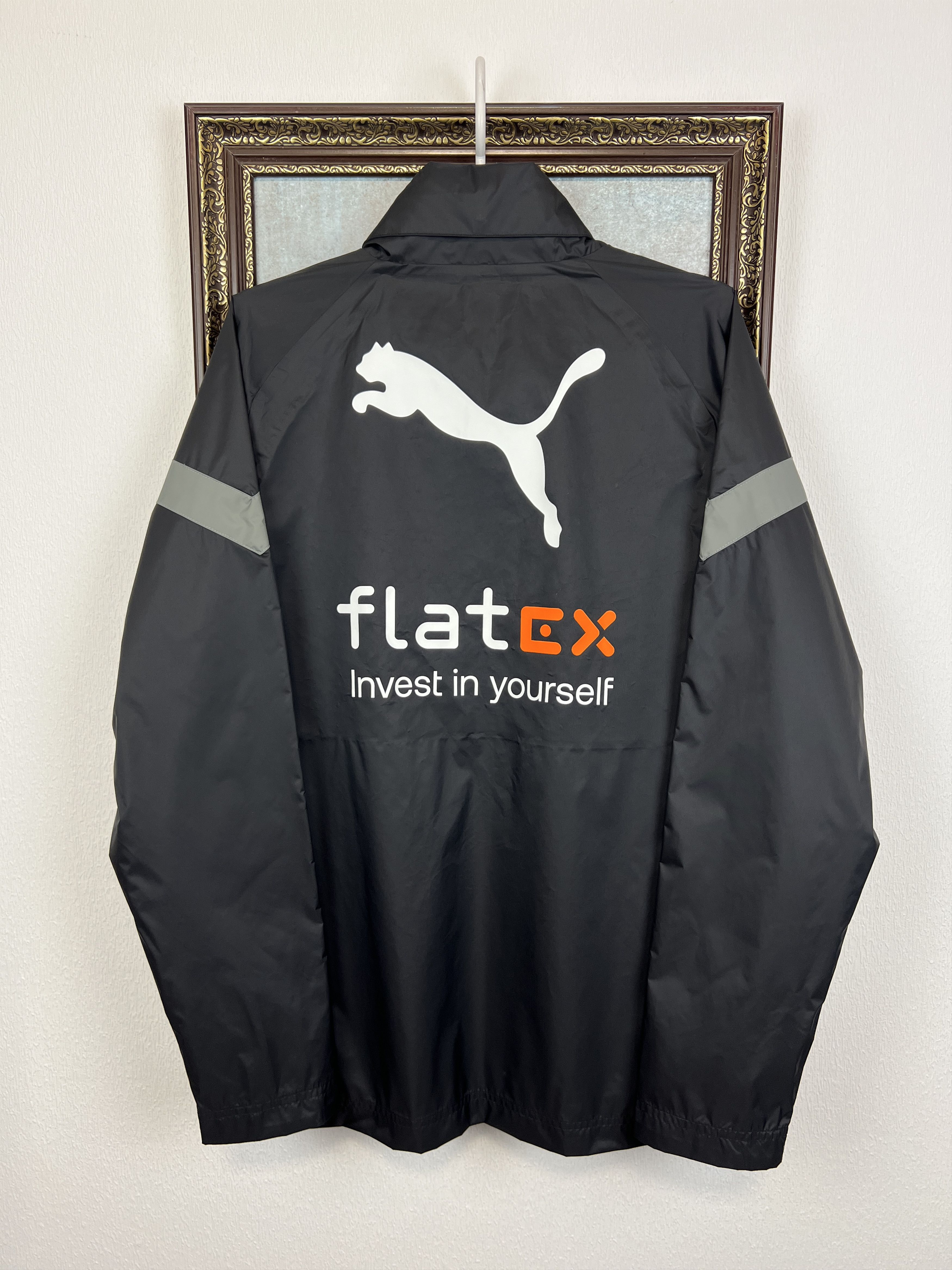 Puma Monchengladbach Football Rain Hooded Jacket Windbreaker Size US M / EU 48-50 / 2 - 10 Thumbnail