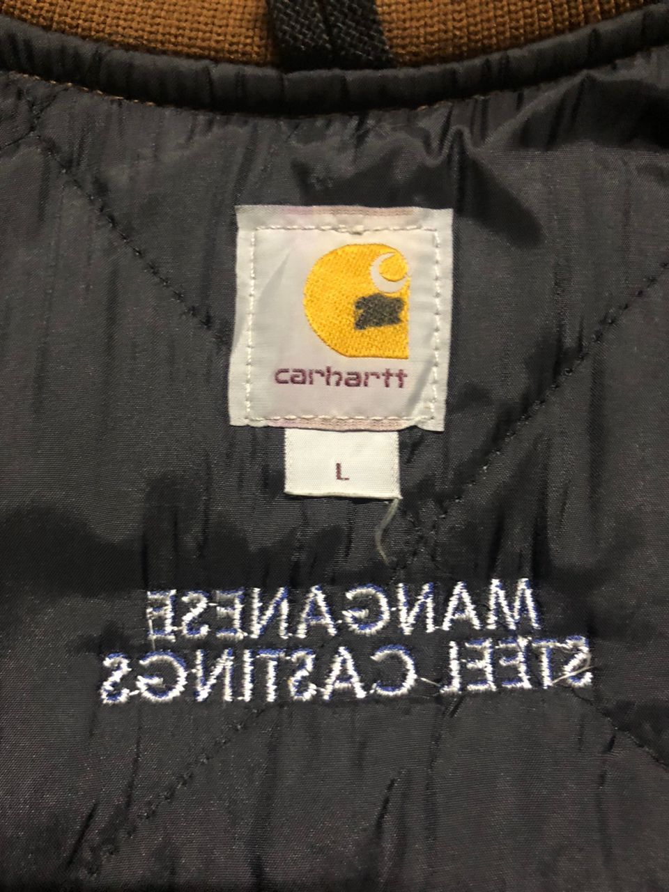 Carhartt Carhartt Brown The Frog Switch & Mfg.Co Vest Quilted lining Size US L / EU 52-54 / 3 - 13 Thumbnail