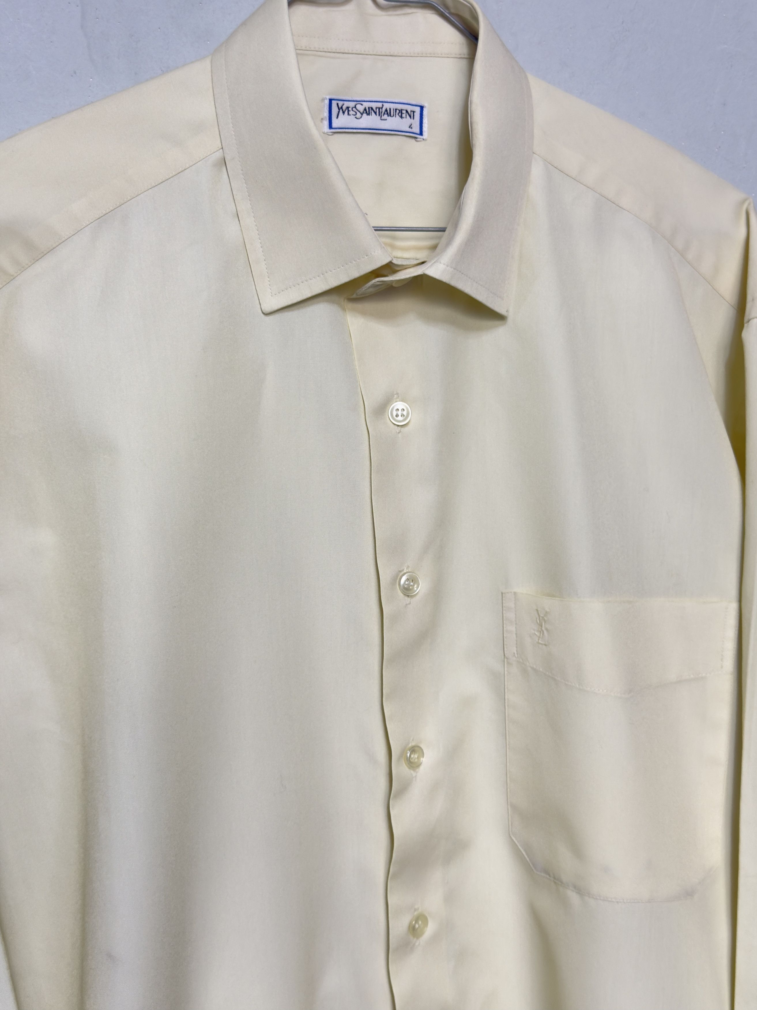Yves Saint Laurent 🔥 yellow shirt ysl yves saint laurent size L Size US L / EU 52-54 / 3 - 2 Thumbnail