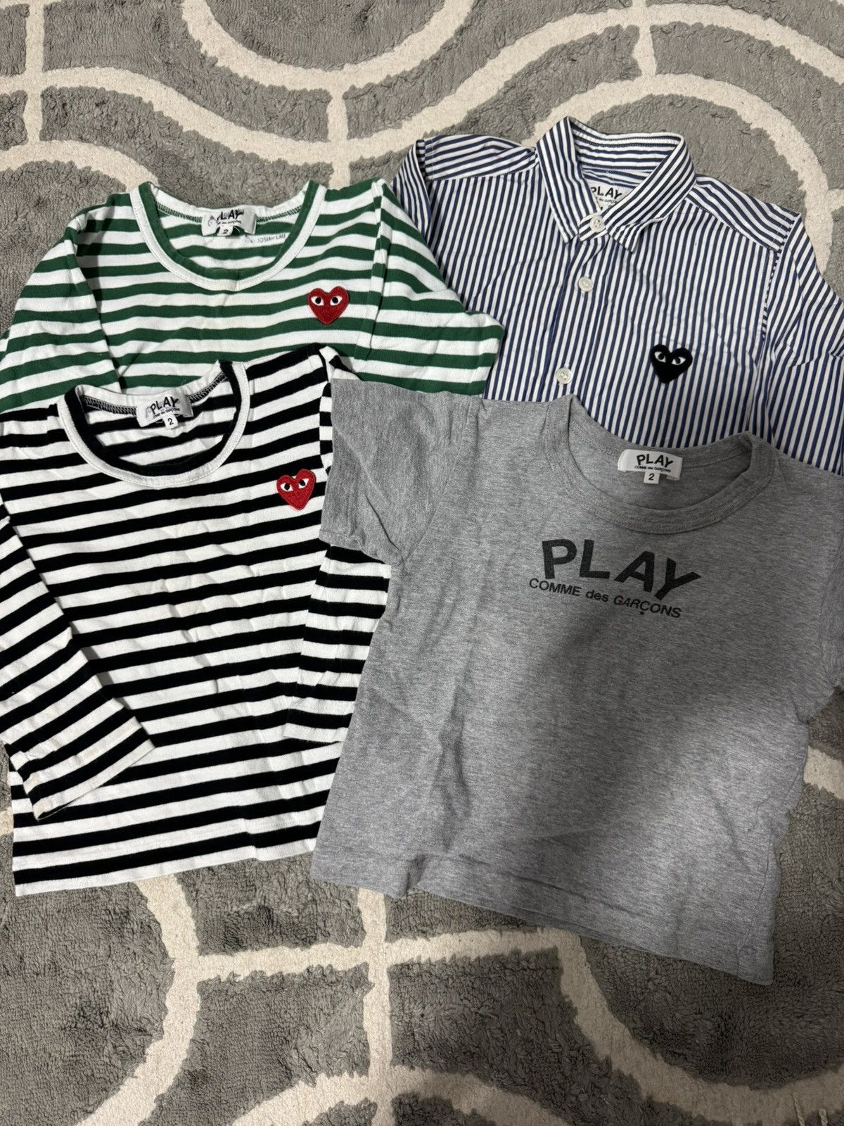 Comme des Garcons PLAY Lot of CDG Play Kids’ Tops Size US XXS / EU 40 - 1 Thumbnail