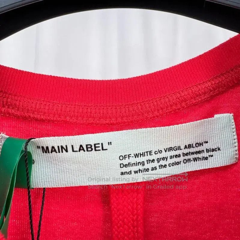 Off-White Off-White Summer Red Logo T-Shirt . Size XS / US 0-2 / IT 36-38 - 6 Thumbnail