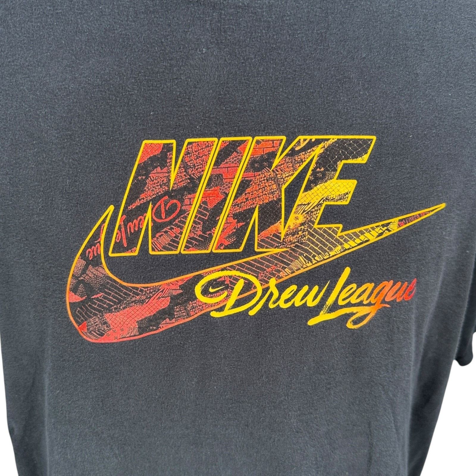 Nike Nike Drew League T-Shirt Men XL Black Crew Neck Short Sleeve Size US XL / EU 56 / 4 - 2 Thumbnail