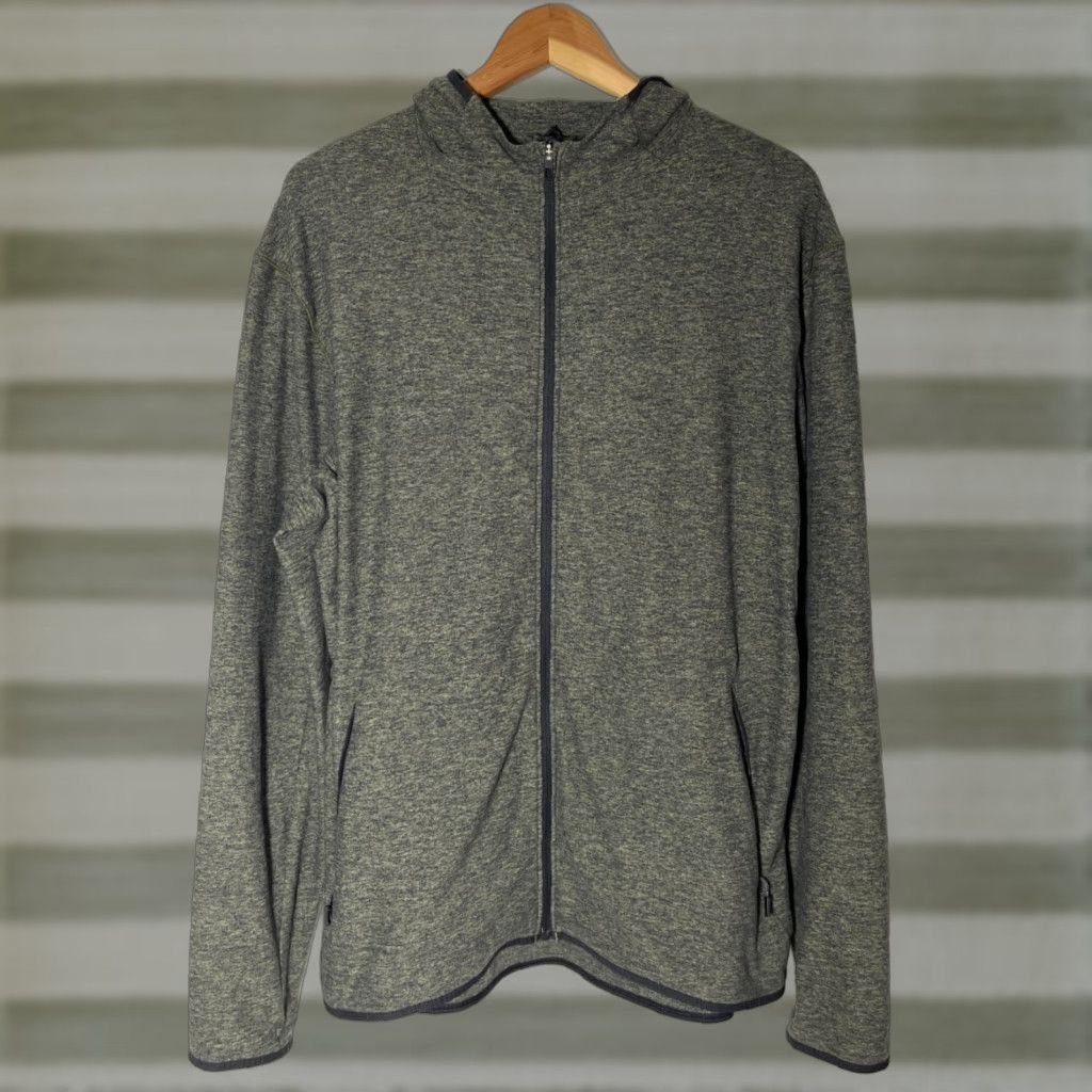 Lululemon Lululemon Men's Surge Warm Full Zip Hoodie HM4669S Heathered Green L Hoodie Size US L / EU 52-54 / 3 - 1 Thumbnail