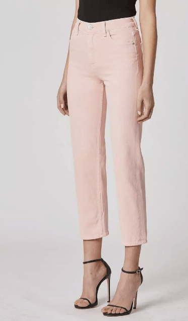 Hudson Hudson Remi Straight Cropped Jeans Soft Pink ( 26 ) Size 26" / US 2 / IT 38 - 1 Thumbnail