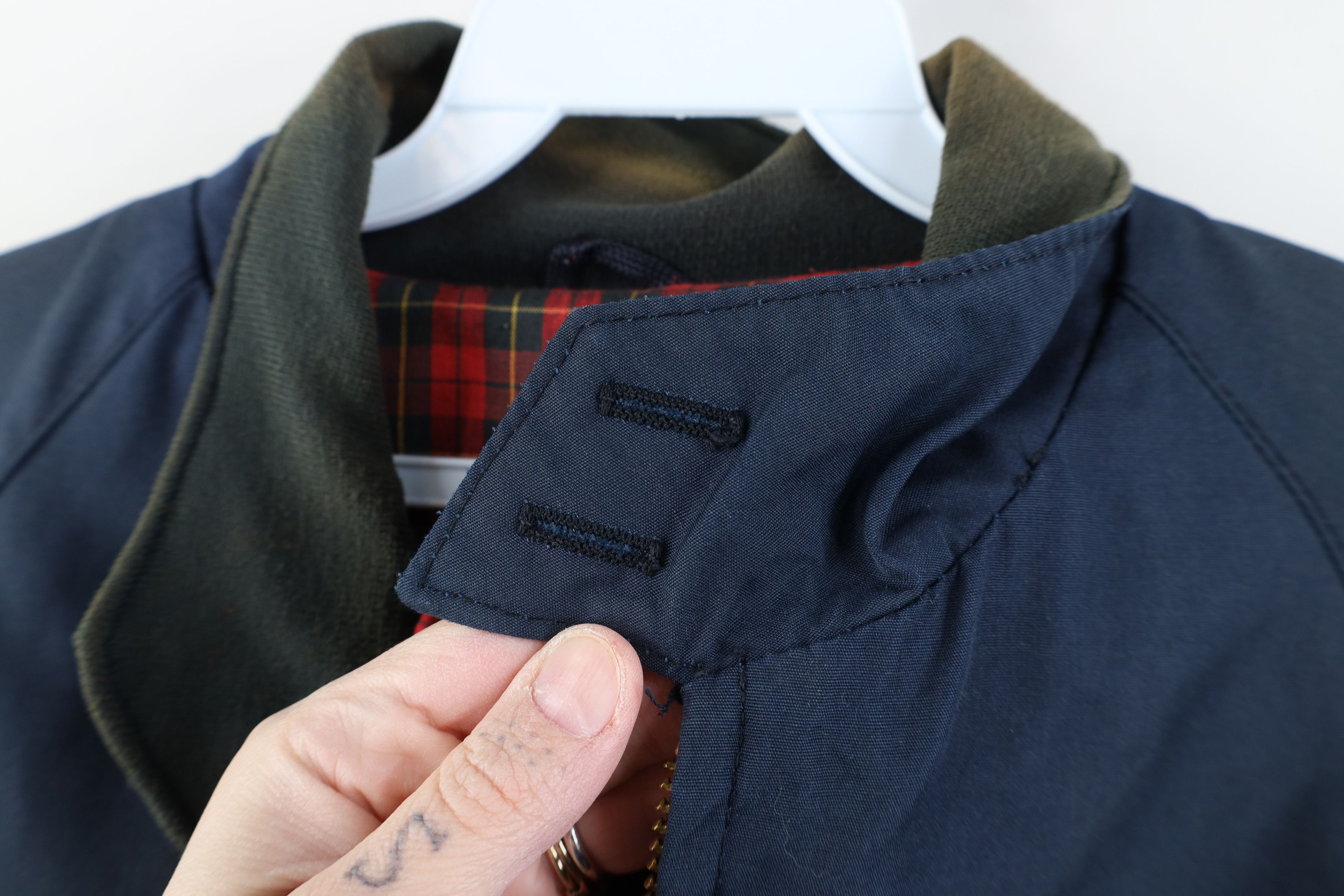 Vintage Vintage 70s Streetwear Cafe Racer Bomber Jacket Blue USA Size US L / EU 52-54 / 3 - 5 Thumbnail