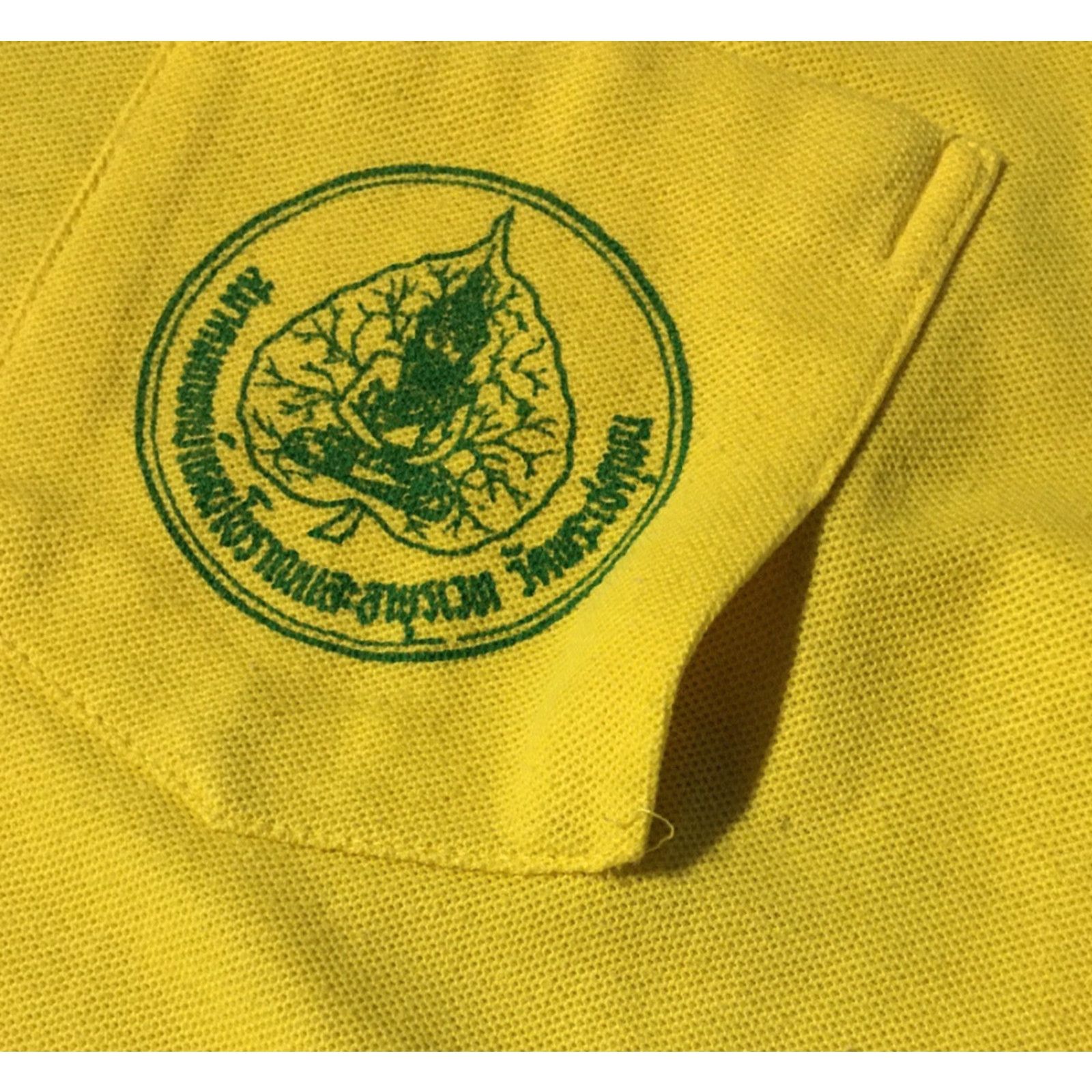 Vintage VINTAGE Ton Sai Thai Massage Faded Polo Shirt M Grunge Biker Therapist 90s USA Shirt Mens Yellow 90s 80s Classic Rockabilly USA Size US M / EU 48-50 / 2 - 7 Thumbnail