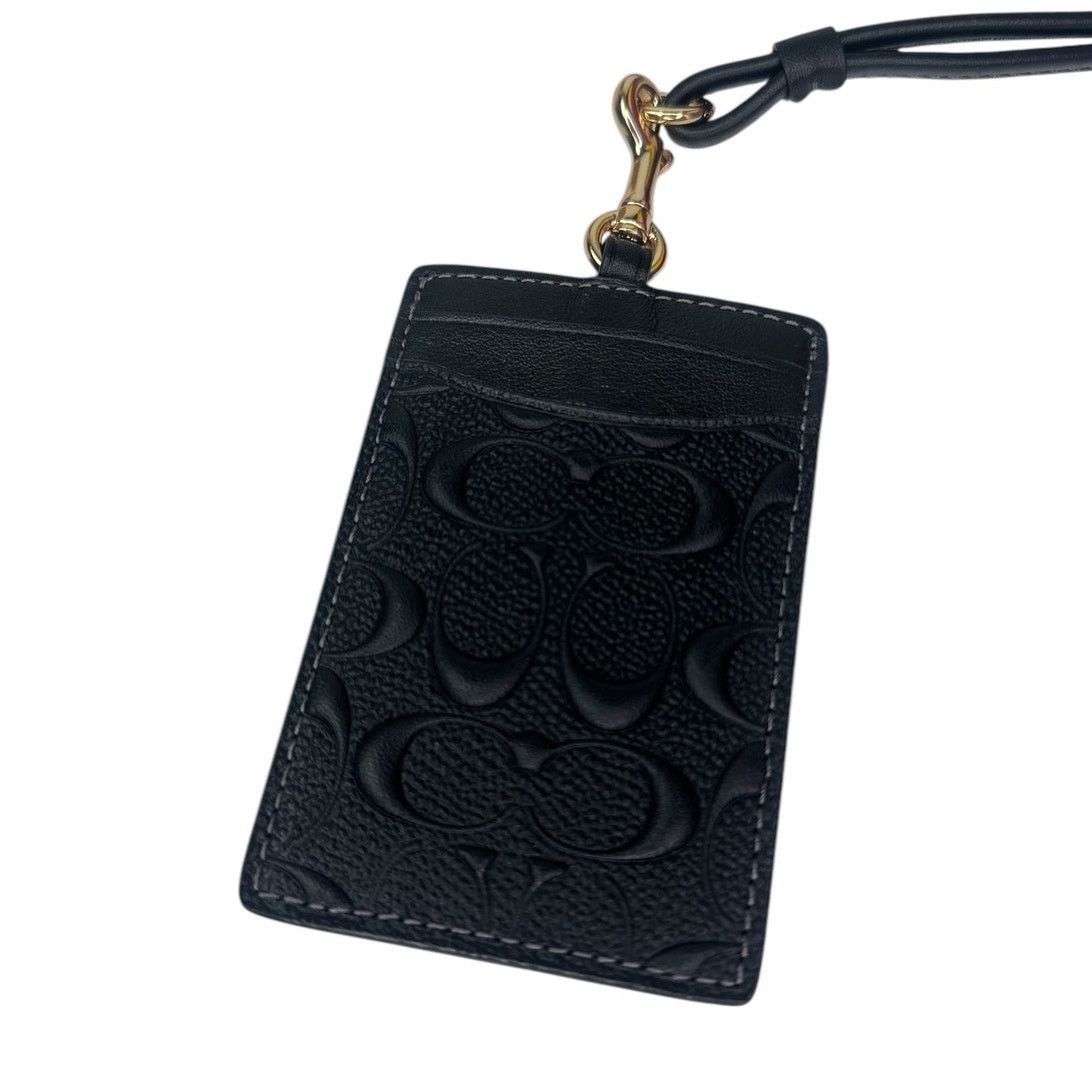 Coach Coach Black Lanyard ID Holder Size ONE SIZE - 3 Thumbnail