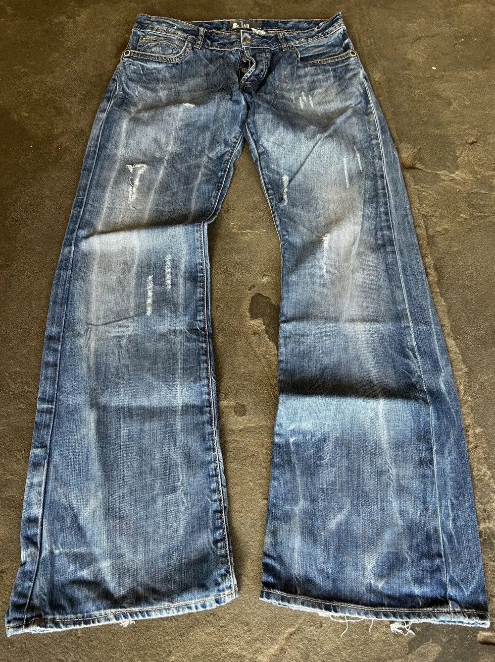 Hysteric Glamour × Japanese Brand Vintage Rick Owens Junya Watanabe Style Stone Washed Jeans Size US 32 / EU 48 - 1 Thumbnail