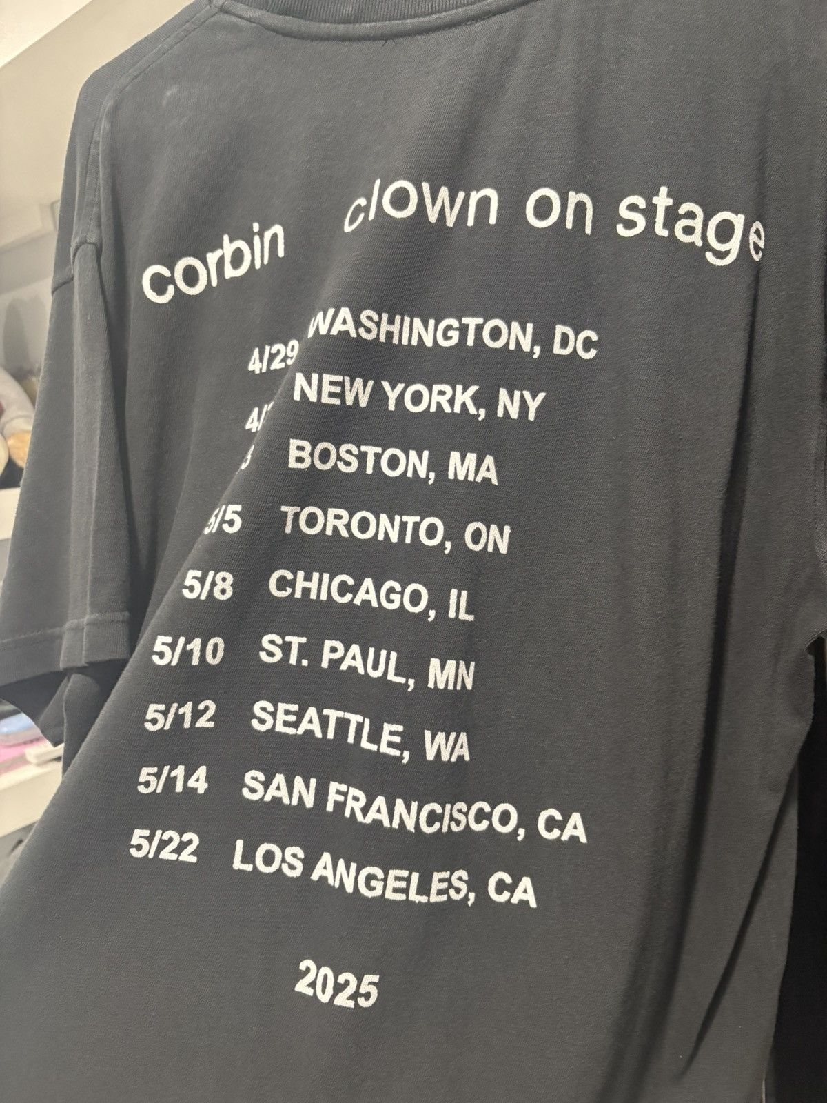 Corbin Corbin aka Spooky Black Tour Shirt - L Size US L / EU 52-54 / 3 - 4 Thumbnail
