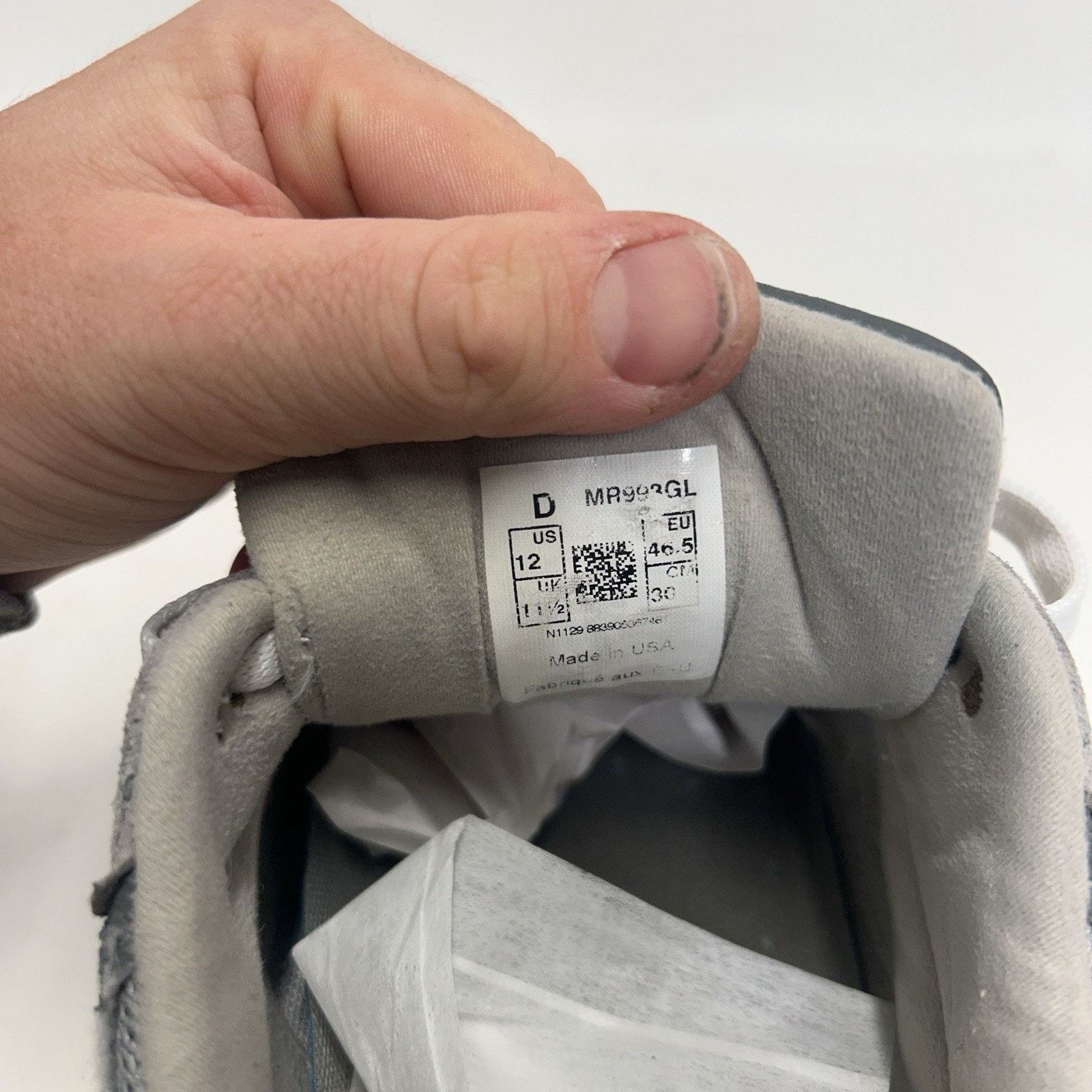 New Balance New Balance 993 Made in USA “Castlerock Gray” MR993GL Size US 12 / EU 45 - 8 Thumbnail