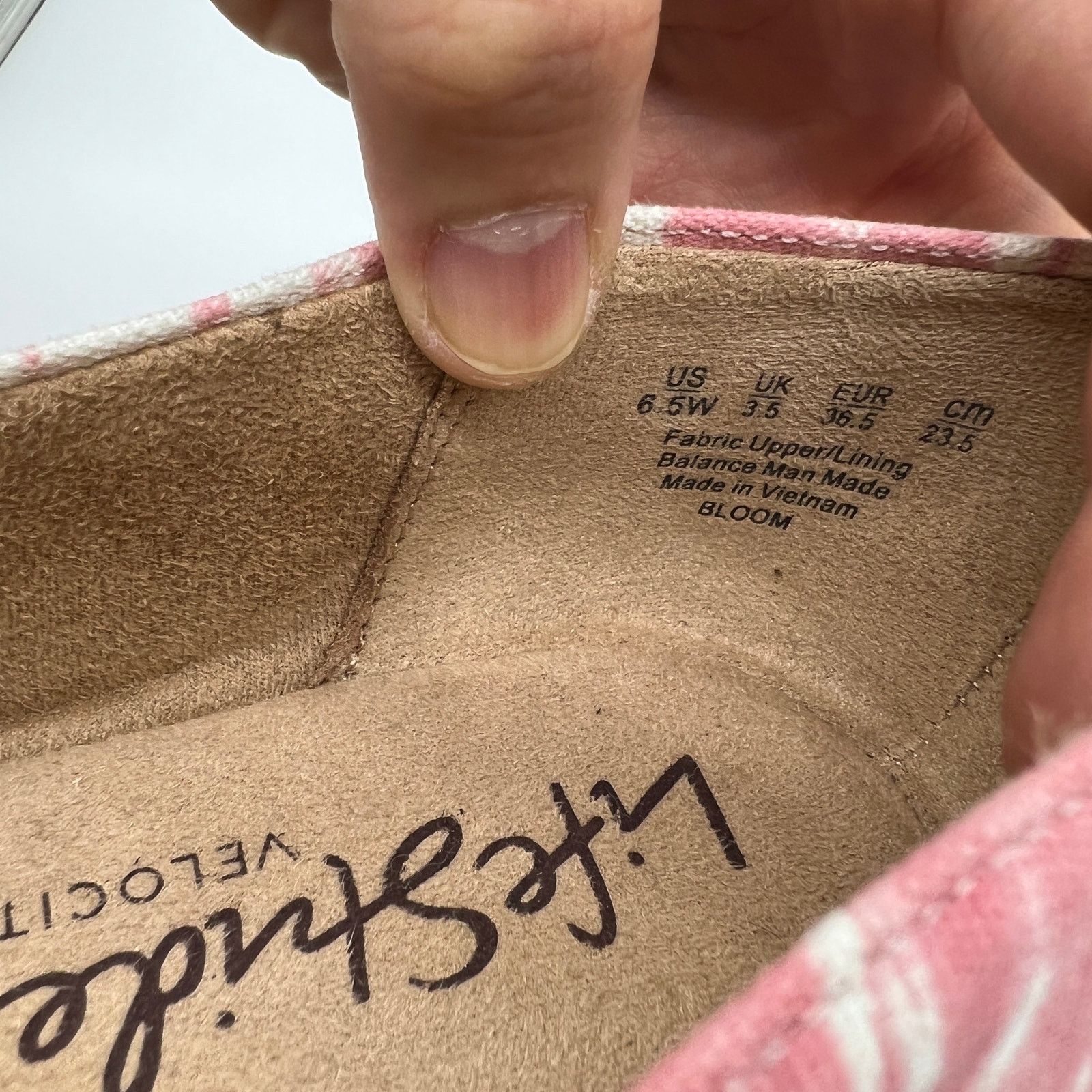 Other LifeStride Women's Shoes Size 6.5W Slip on Pink & White Size US 6.5 / IT 36.5 - 4 Thumbnail