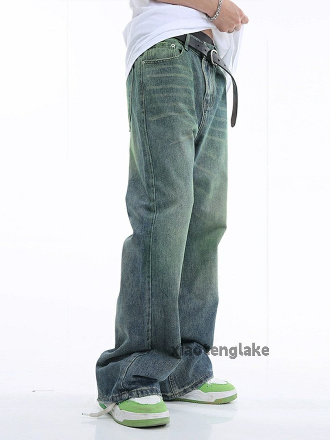 Jean × Vintage washed faded cleanfit yuppie bootcut flared jeans Size US 32 / EU 48 - 3 Thumbnail