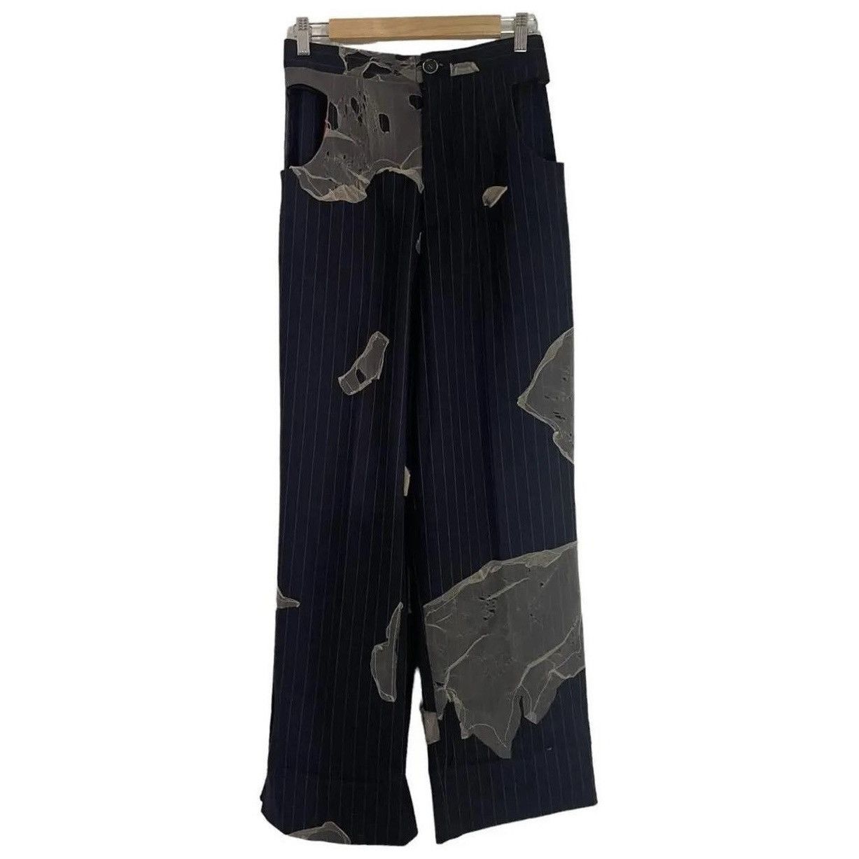 Other Tanamachi blue pinstripe scab detail pants | Grailed