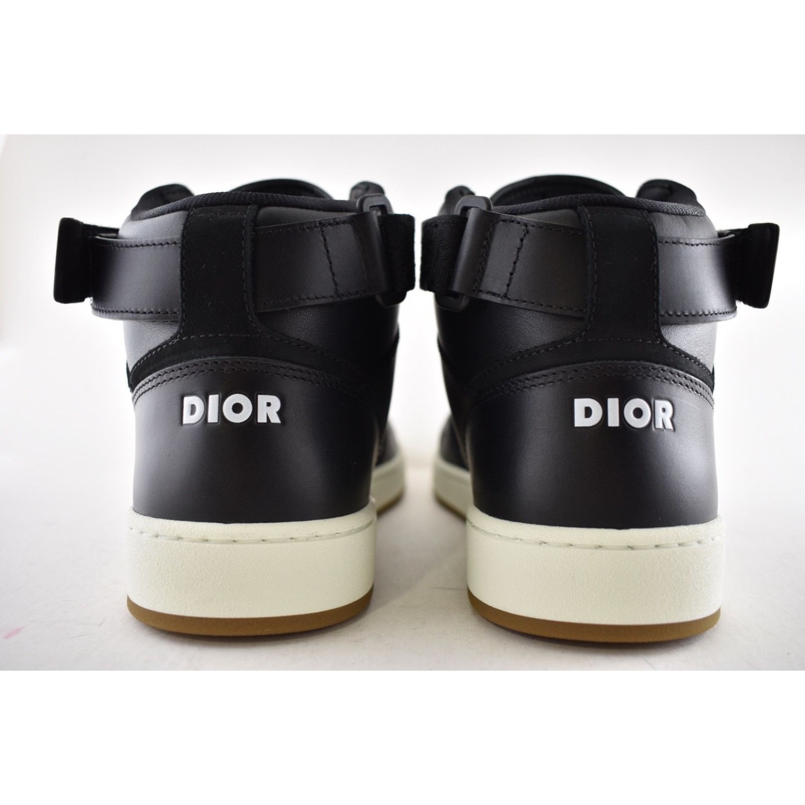 Dior Dior Mens B27 Leather Oblique High Top Sneakers 44 11 Size US 11 / EU 44 - 11 Thumbnail