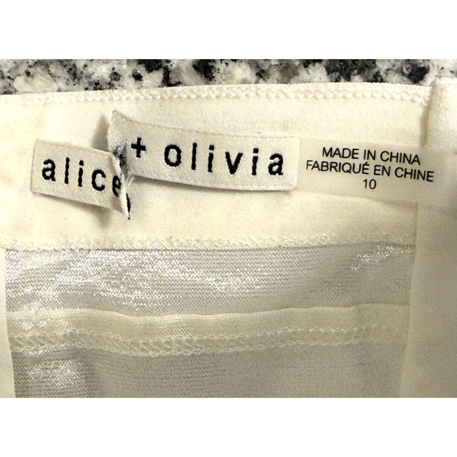 Alice + Olivia Alice & Olivia 'Lavera' Strapless Flare Jumpsuit Ivory size 10 Size 32" / US 10 / IT 46 - 4 Thumbnail