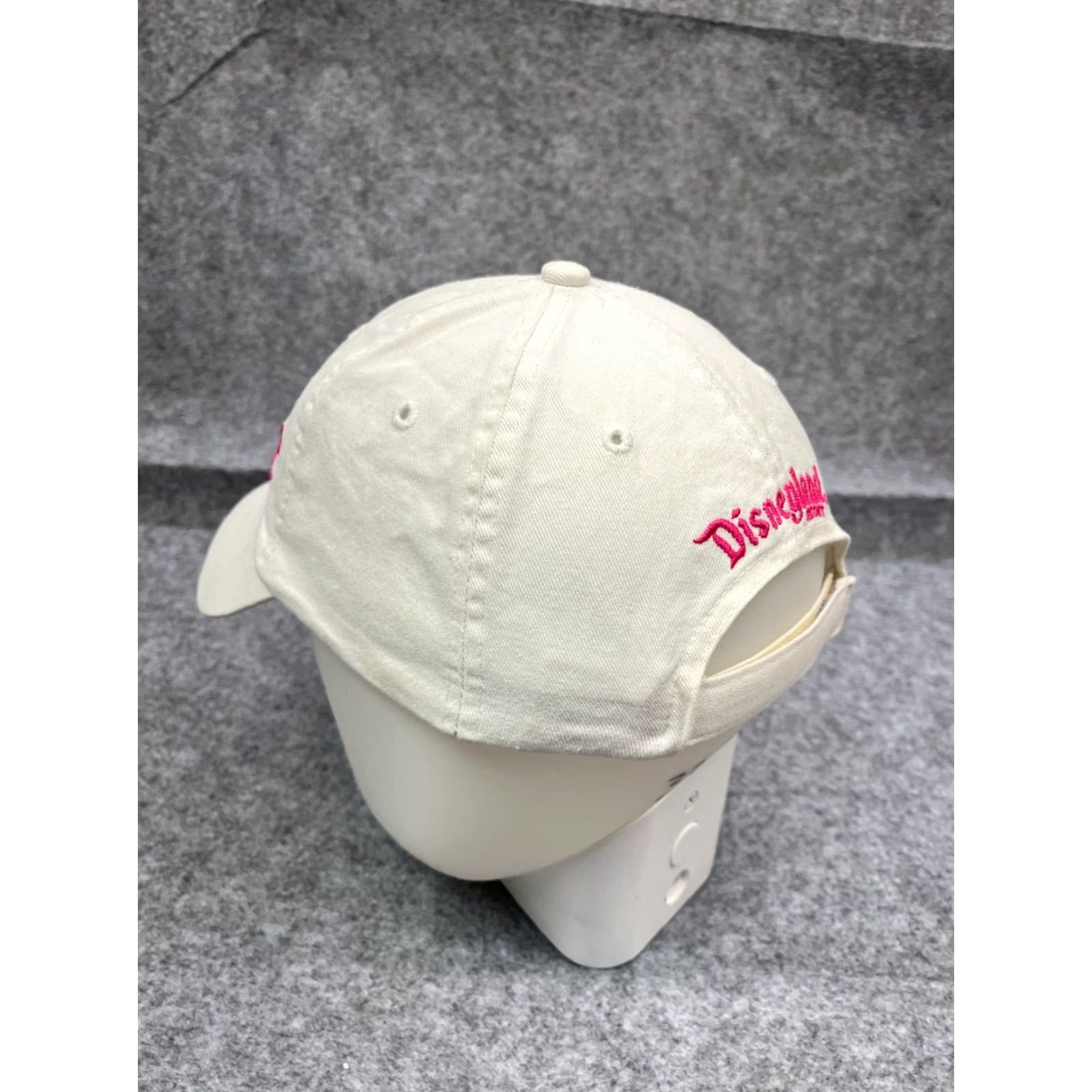 Disney Mickey Mouse Disneyland Resort Hat Cap Strap Back Adult One White 100% Cotton Size ONE SIZE - 5 Thumbnail