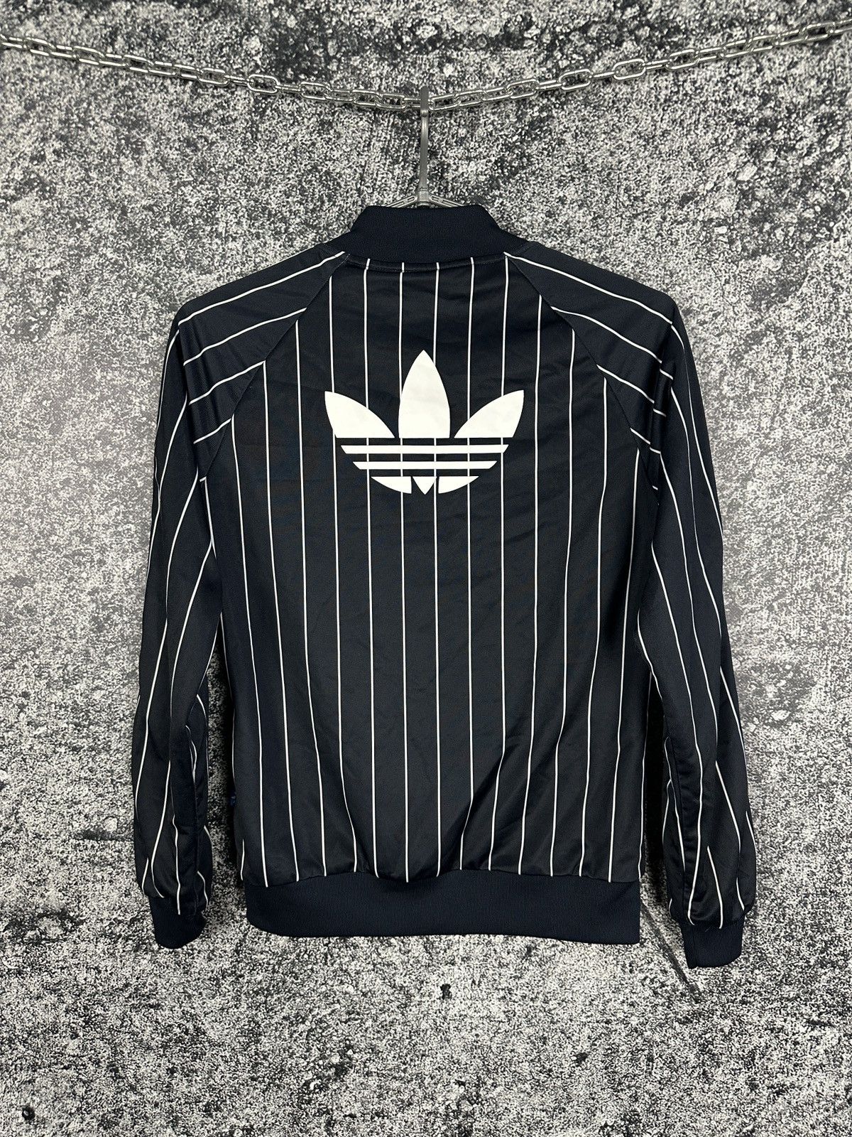 Adidas Adidas Firebird Striped Track Bomber Jacket Big Trefoil Logo Size XS / US 0-2 / IT 36-38 - 11 Thumbnail