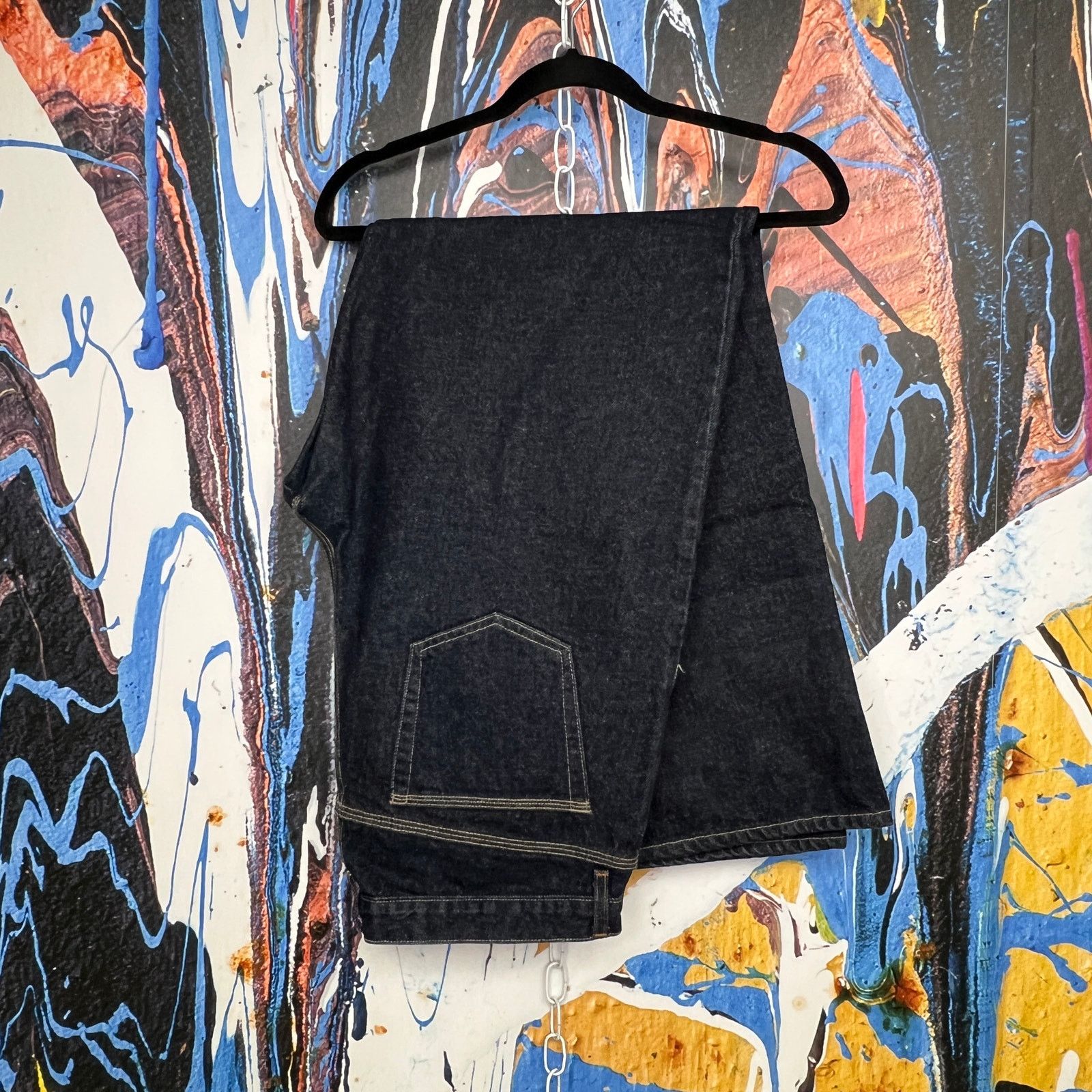 Vintage × Von Dutch Vintage Von Dutch Rare Screenprinted Rockabilly Flame Jeans Size US 36 / EU 52 - 8 Thumbnail