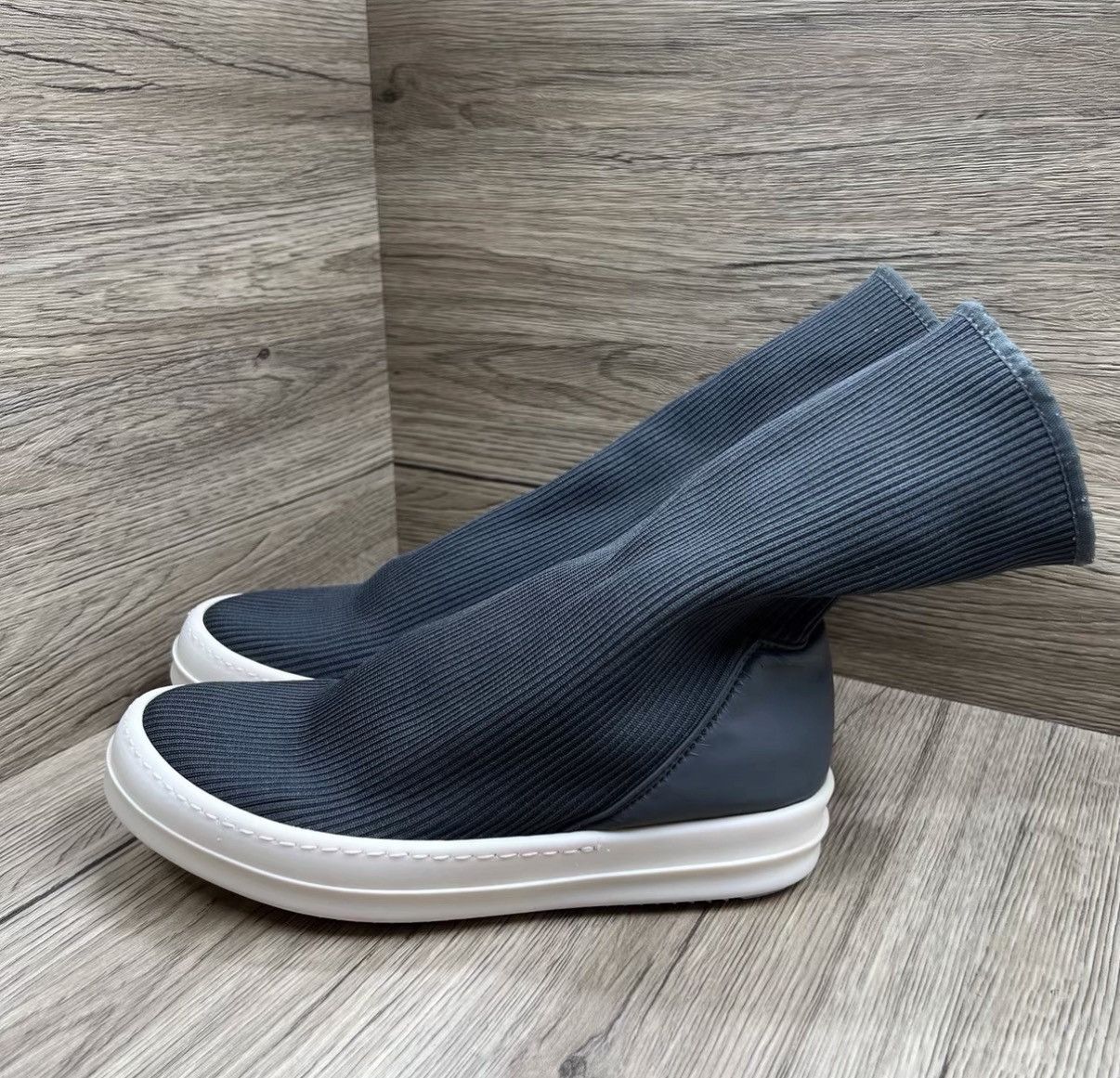Rick Owens Rick Owens Knit Sneakers J41 Size US 4 / IT 34 - 1 Thumbnail
