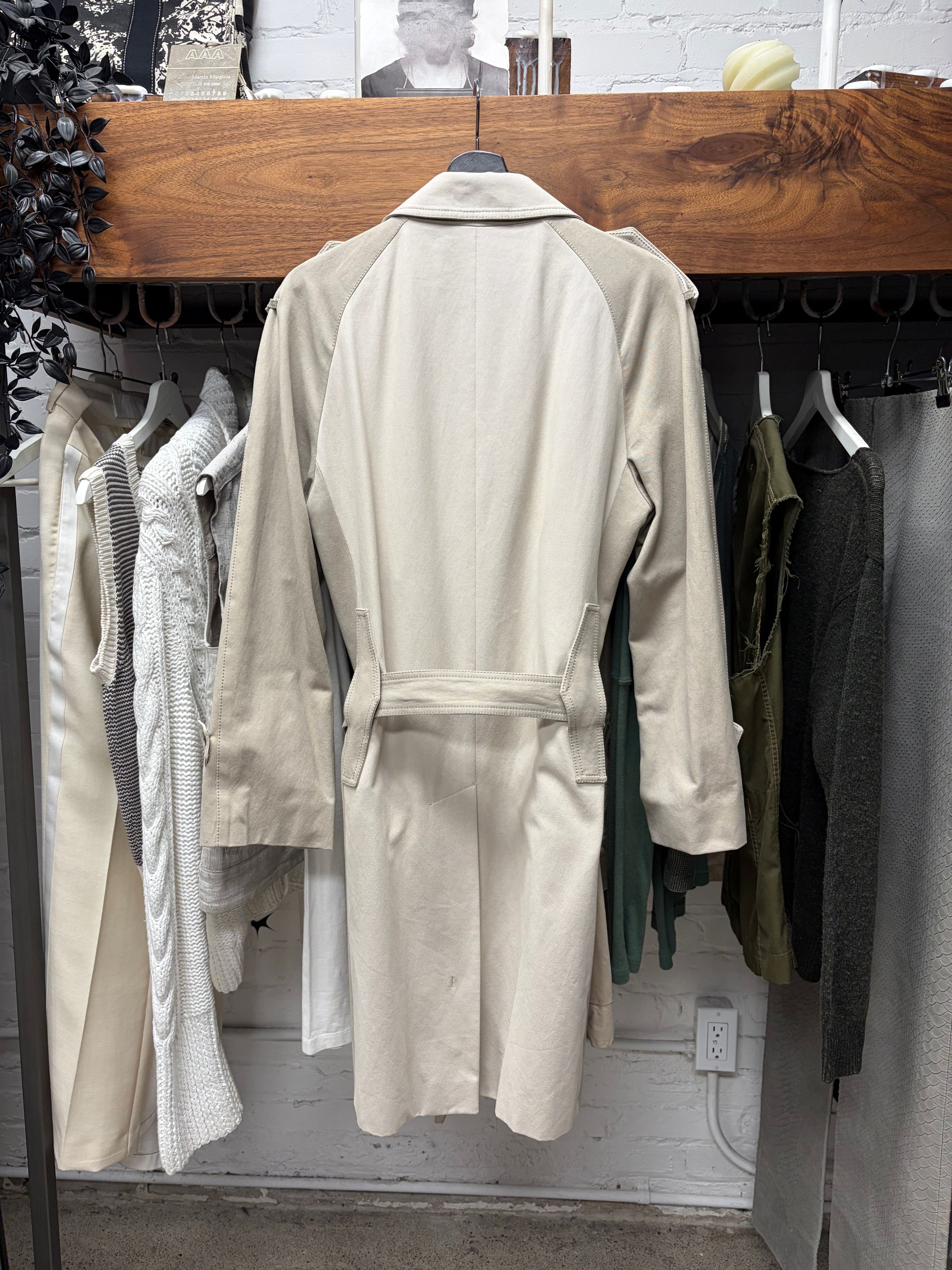 Maison Margiela AW2007 Maison Martin Margiela Tan/Brown Two Tone Trench Coat Size US M / EU 48-50 / 2 - 4 Thumbnail