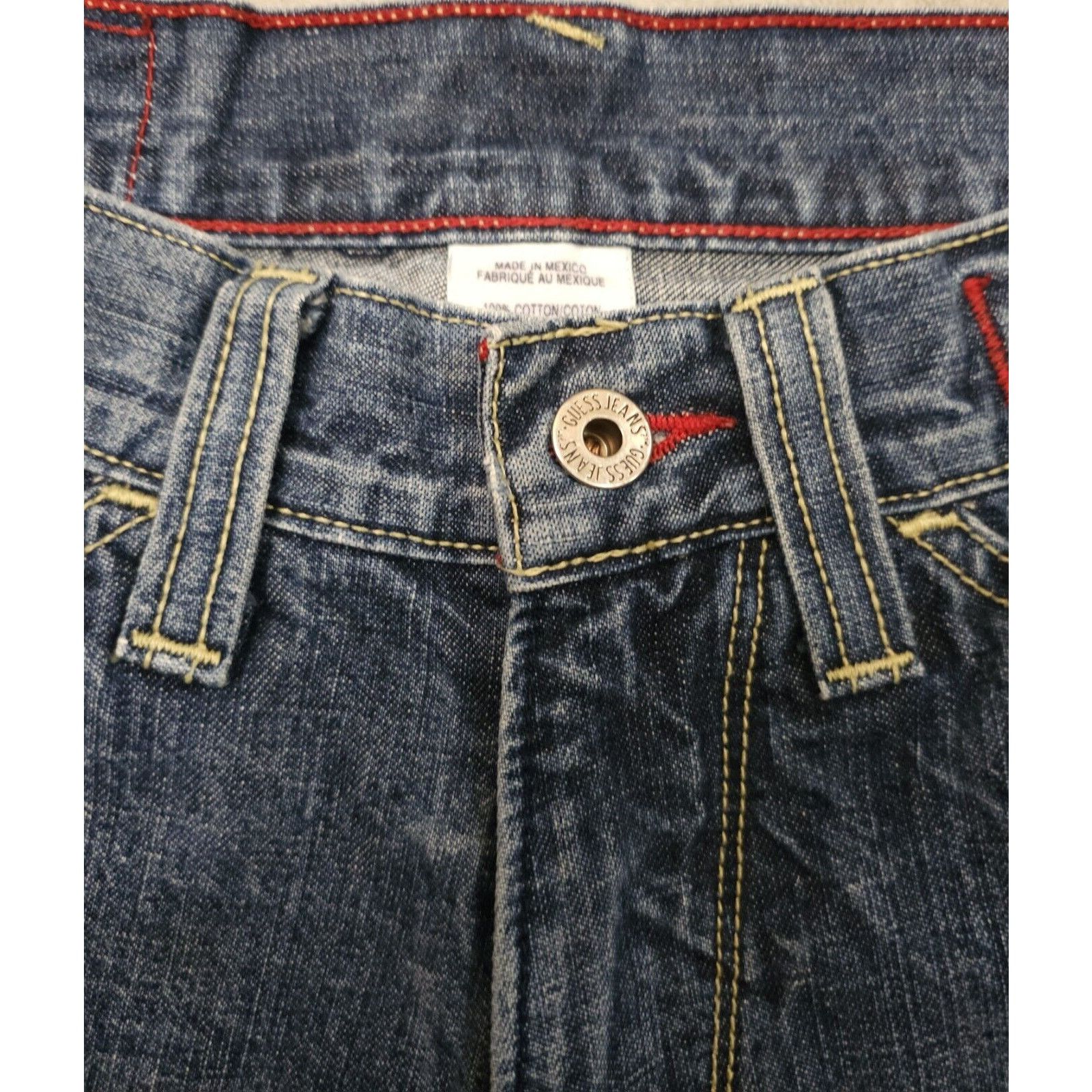 Guess Guess Vintage Jeans Blue Classic 00.XX Straight Denim 90's Size US 30 / EU 46 - 6 Thumbnail