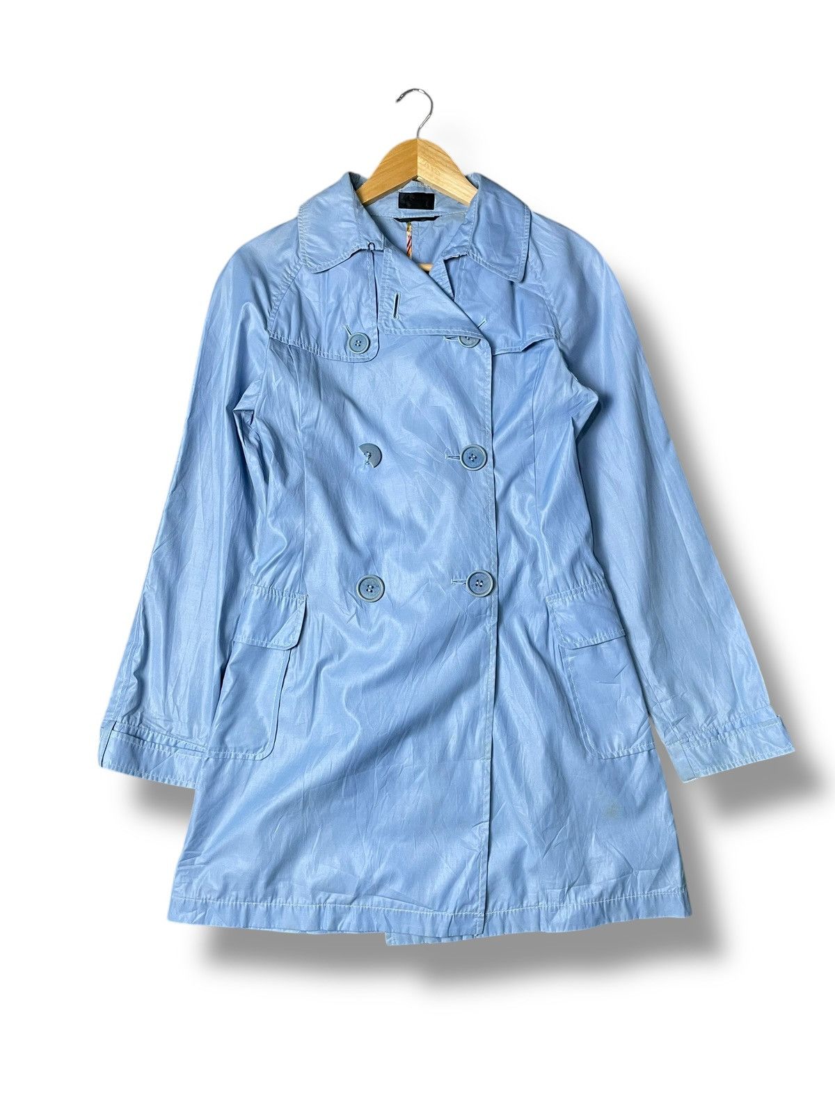 Japanese Brand × Vintage Japanese Brand Double Breasted Long Coat (64) Size US XXS / EU 40 - 1 Thumbnail