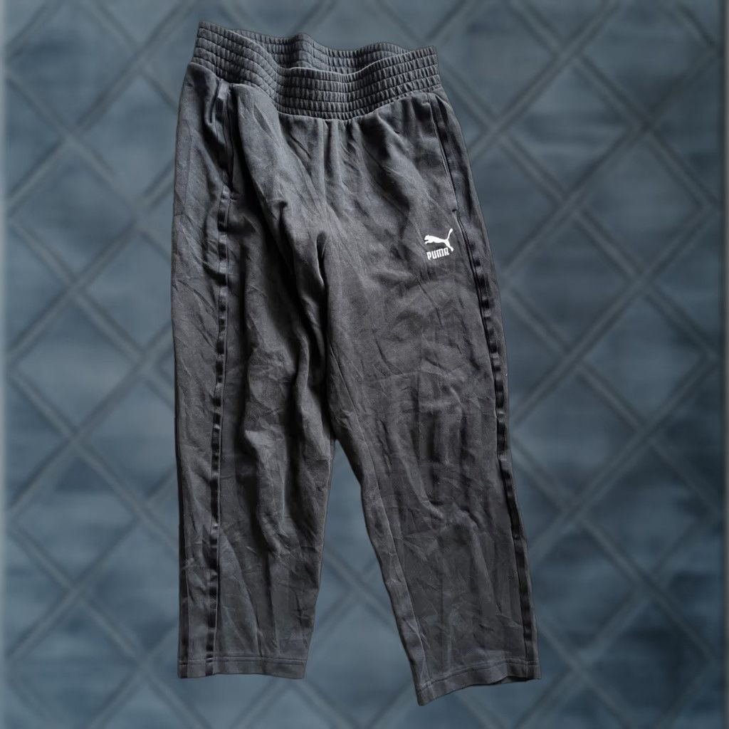 Puma PUMA Essentials Logo High Waisted Joggers Womens Black M Casual Athletic Bottoms Pants Sweatpants Size 32" / US 10 / IT 46 - 1 Thumbnail