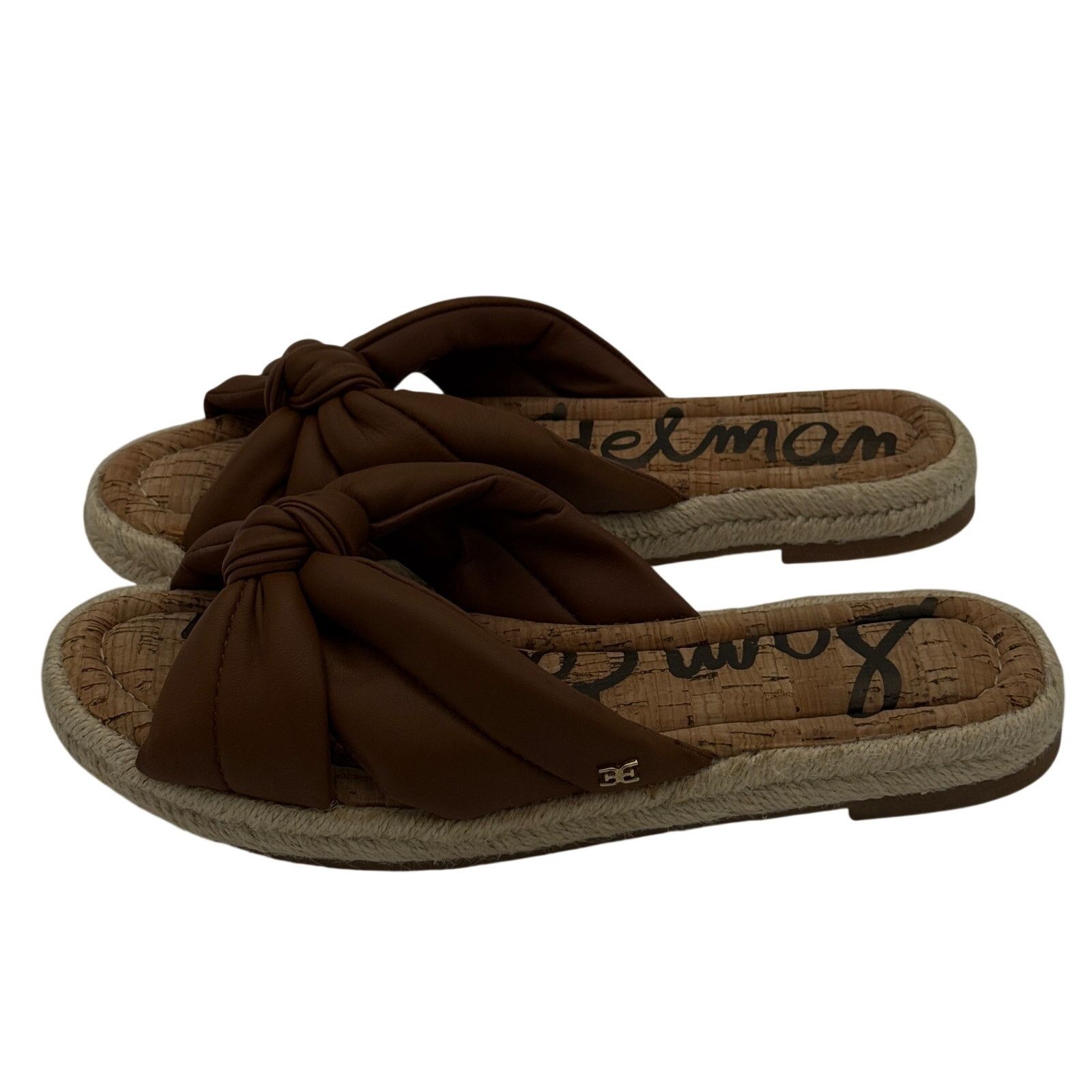 Sam Edelman Sam Edelman Abilene Knotted Slide Espadrille Sandals Size US 9 / IT 39 - 8 Thumbnail