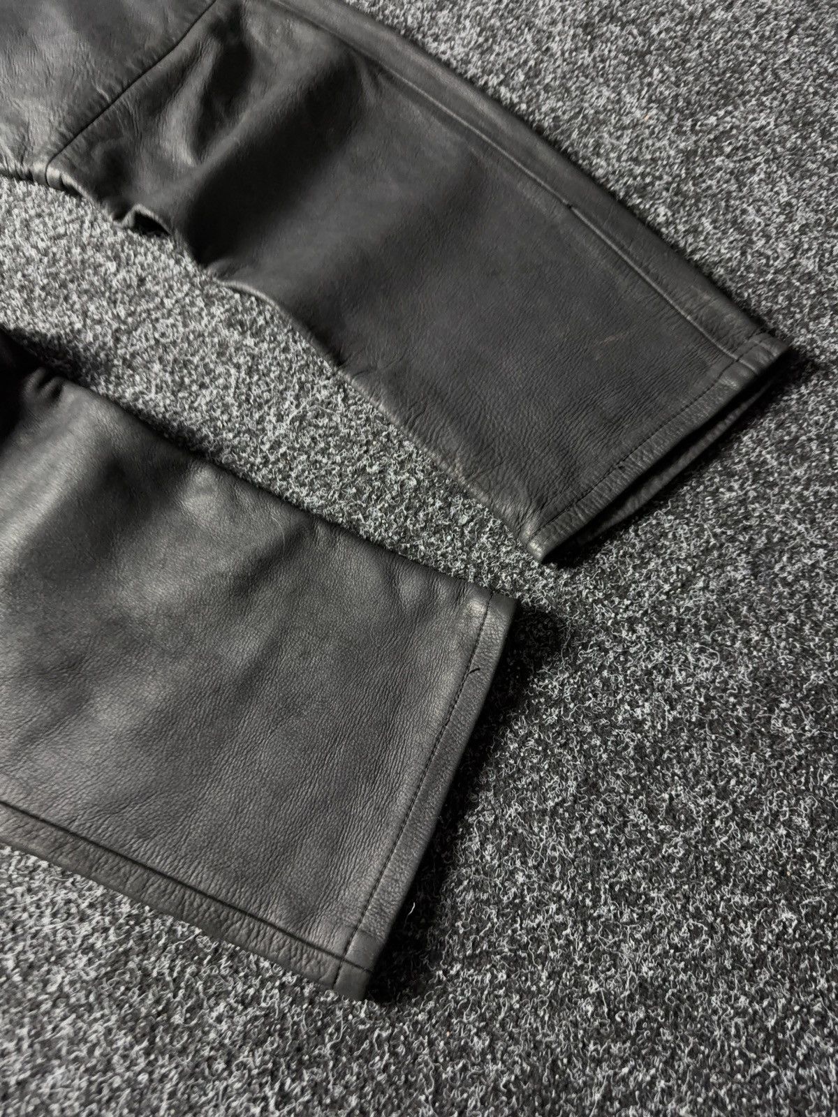 Y2K Vintage Leather Pants Opium Style Alt Biker USA Rare