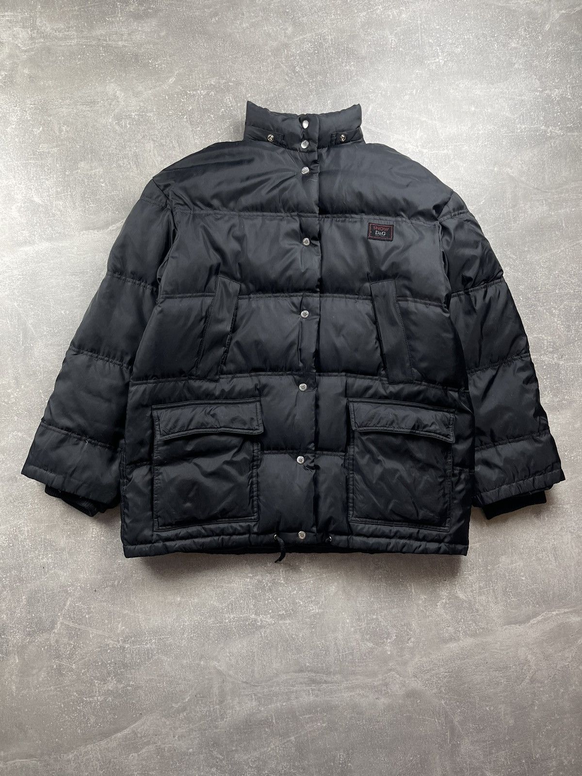 Dolce & Gabbana Dolce & Gabbana D&G 90s Hooded Puffer Jacket Black Size US S / EU 44-46 / 1 - 5 Thumbnail
