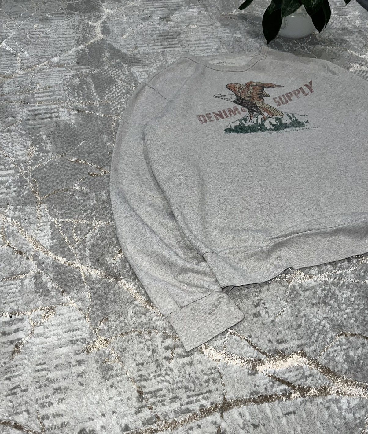 Denim & Supply Ralph Lauren × Polo Ralph Lauren × Vintage DENIM & SUPPLY POLO RALPH LAUREN VINTAGE 90S SWEATSHIRT Y2K Size US XL / EU 56 / 4 - 4 Thumbnail