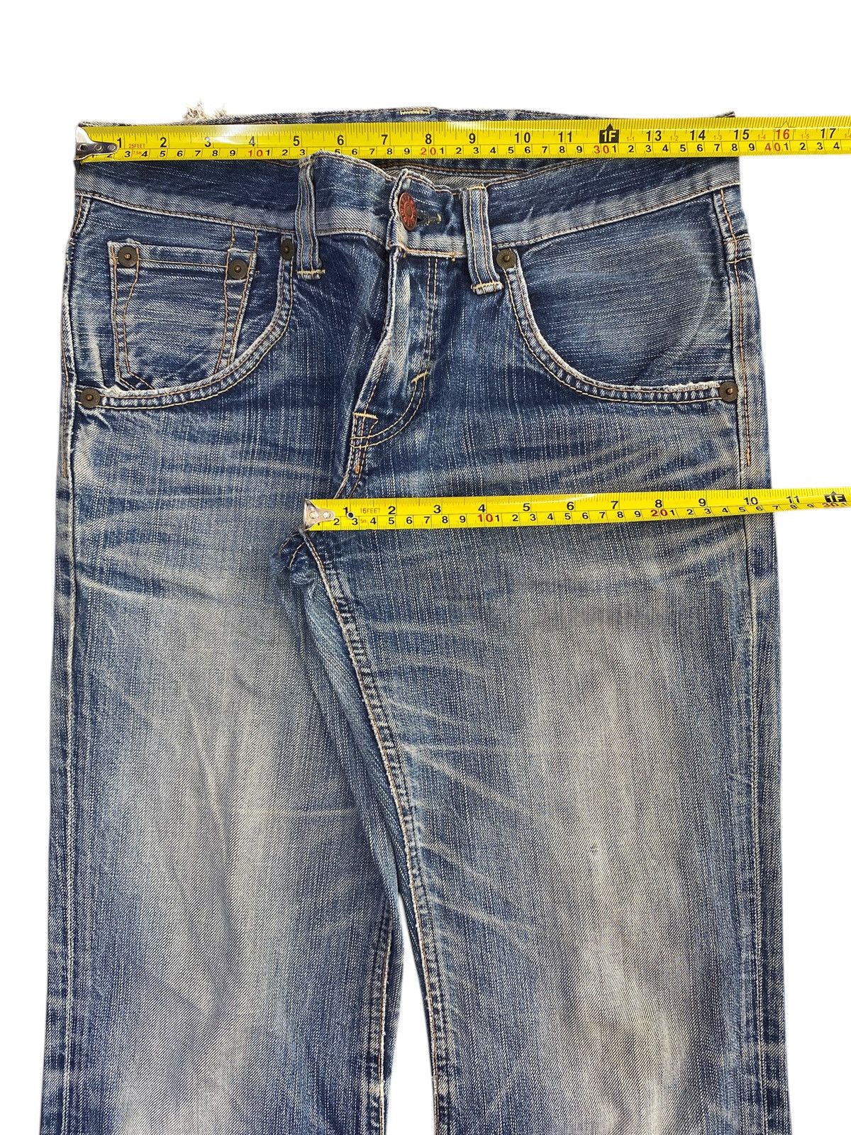 Edwin Edwin Blue Trip Whiskers Faded Wash Style Bootcut Jeans Size US 30 / EU 46 - 5 Thumbnail