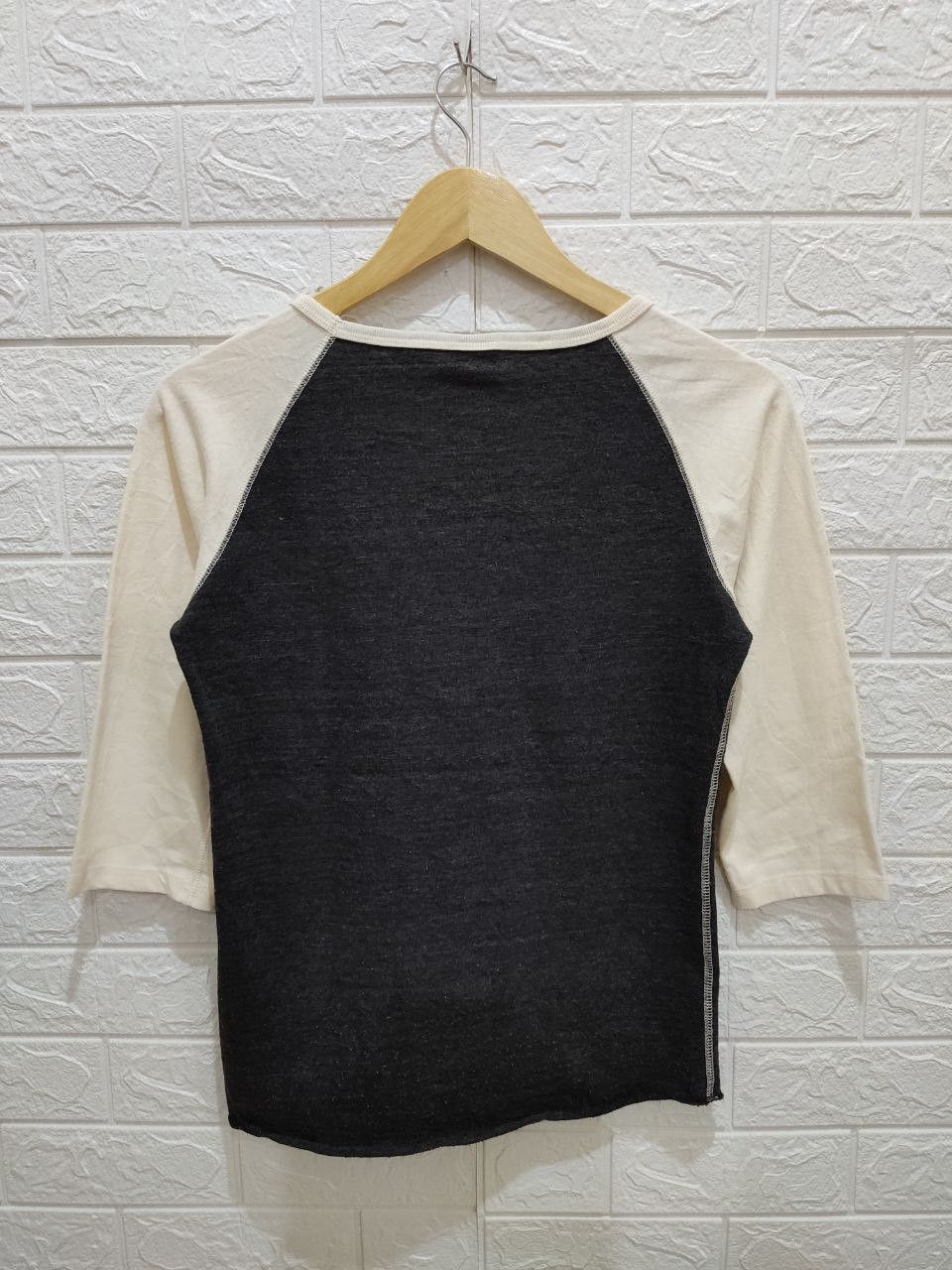 Japanese Brand SPINBOX Skeleton Embroidery 3 Quater Tee Size S / US 4 / IT 40 - 2 Thumbnail
