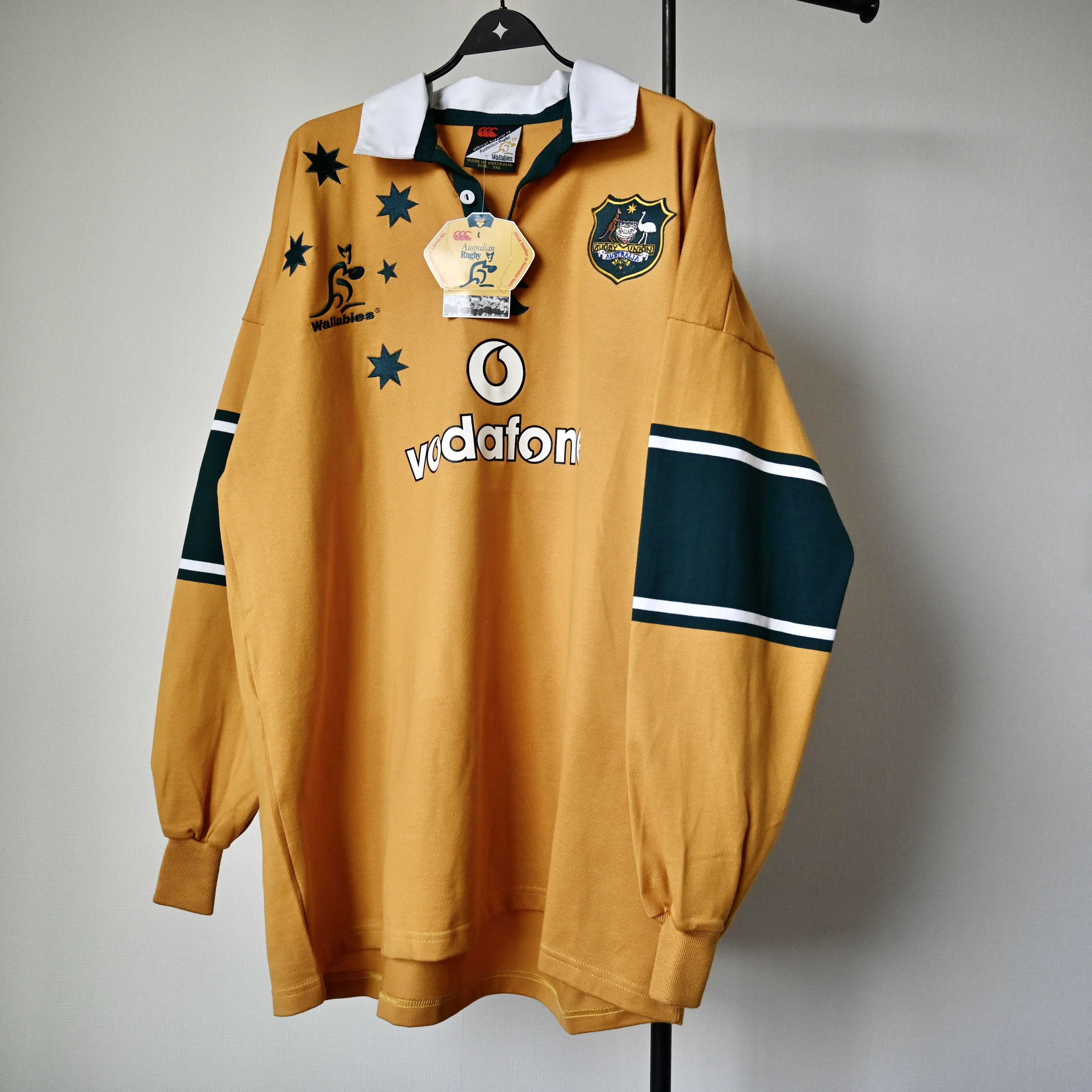 Canterbury of New Zealand DEADSTOCK, VTG 2003 Canterbury Australia Union rugby shirt Size US XXL / EU 58 / 5 - 1 Thumbnail