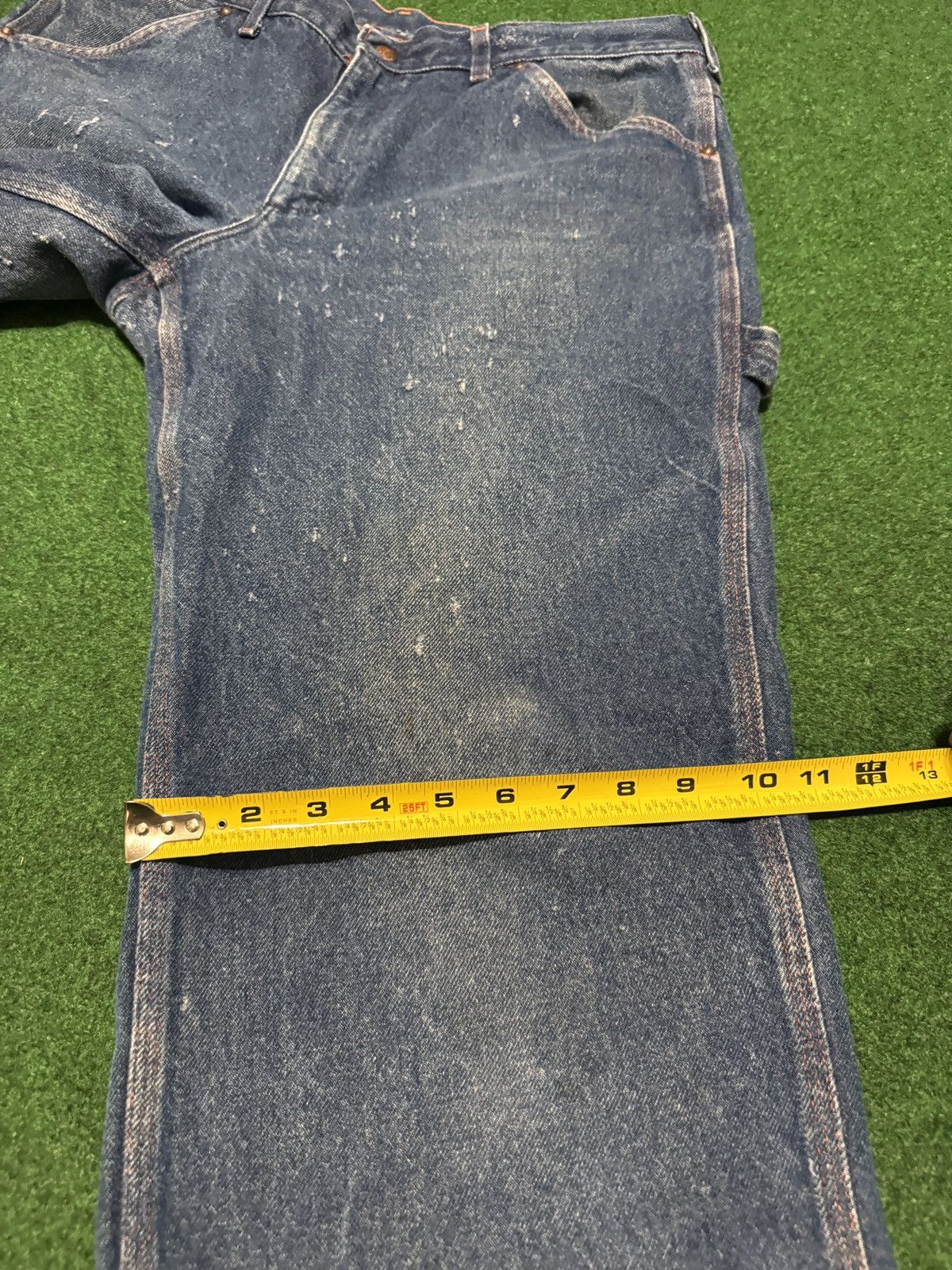 Big Mac Vintage Big Mac Work Wear Carpenter Distressed 38x27 Jeans Size US 38 / EU 54 - 10 Thumbnail