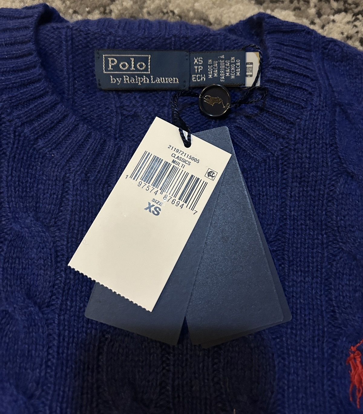 Polo Ralph Lauren Polo Ralph Lauren Featherweight Wool-Cashmere Sweater Size XS / US 0-2 / IT 36-38 - 5 Thumbnail