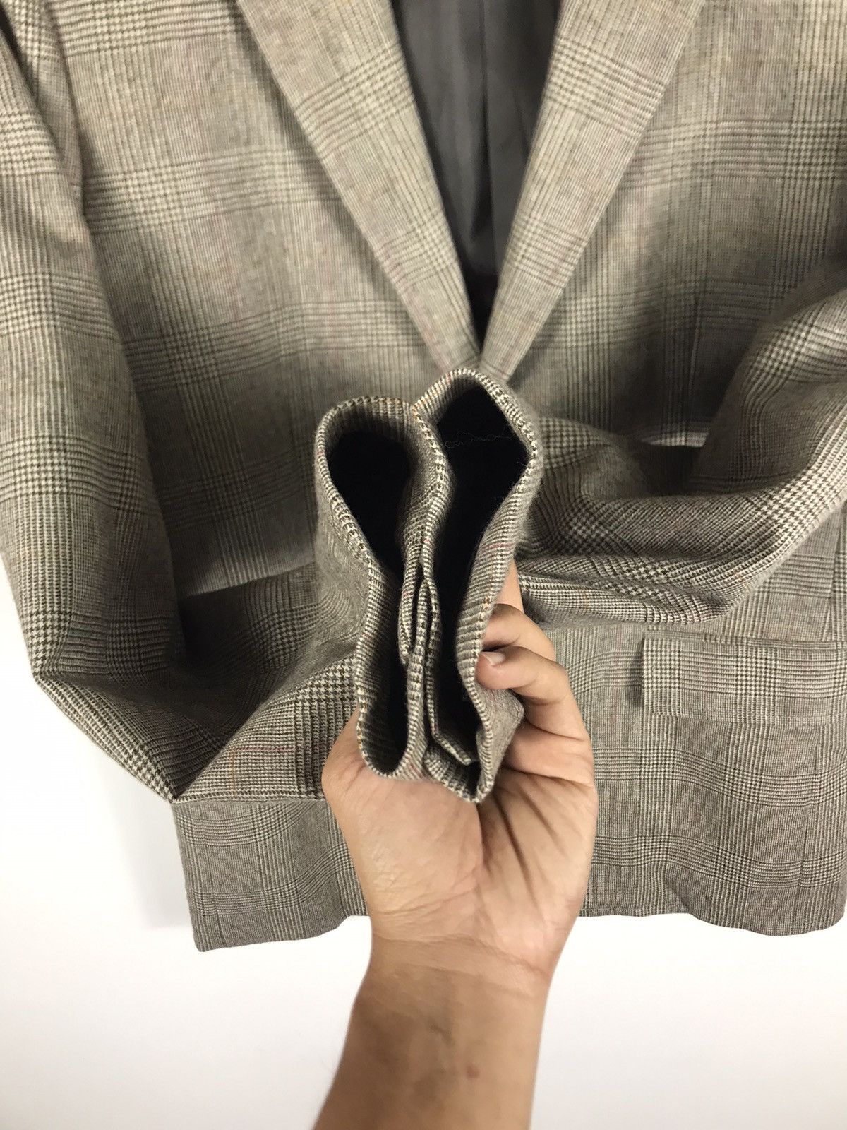 Japanese Brand × Yohji Yamamoto ⚡️Ined Homme Yohji Yamamoto Wool Single Breast Blazer Size 46R - 7 Thumbnail