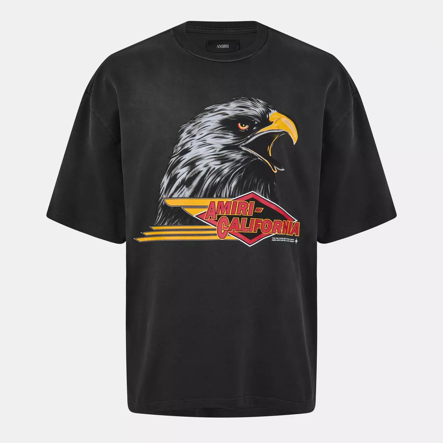 Amiri o1g2r1mq0426 Oversized T-Shirt in Black Size US L / EU 52-54 / 3 - 1 Thumbnail